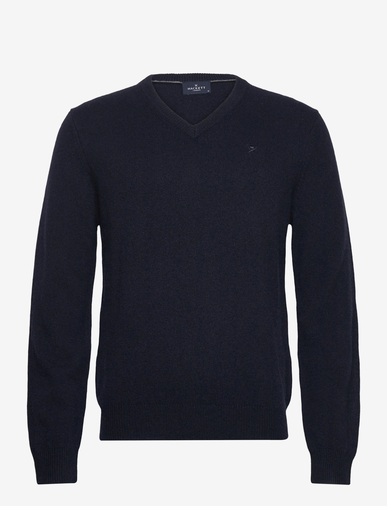 Hackett London - LAMBSWOOL V NECK - autumn clothing - midnight blue - 0