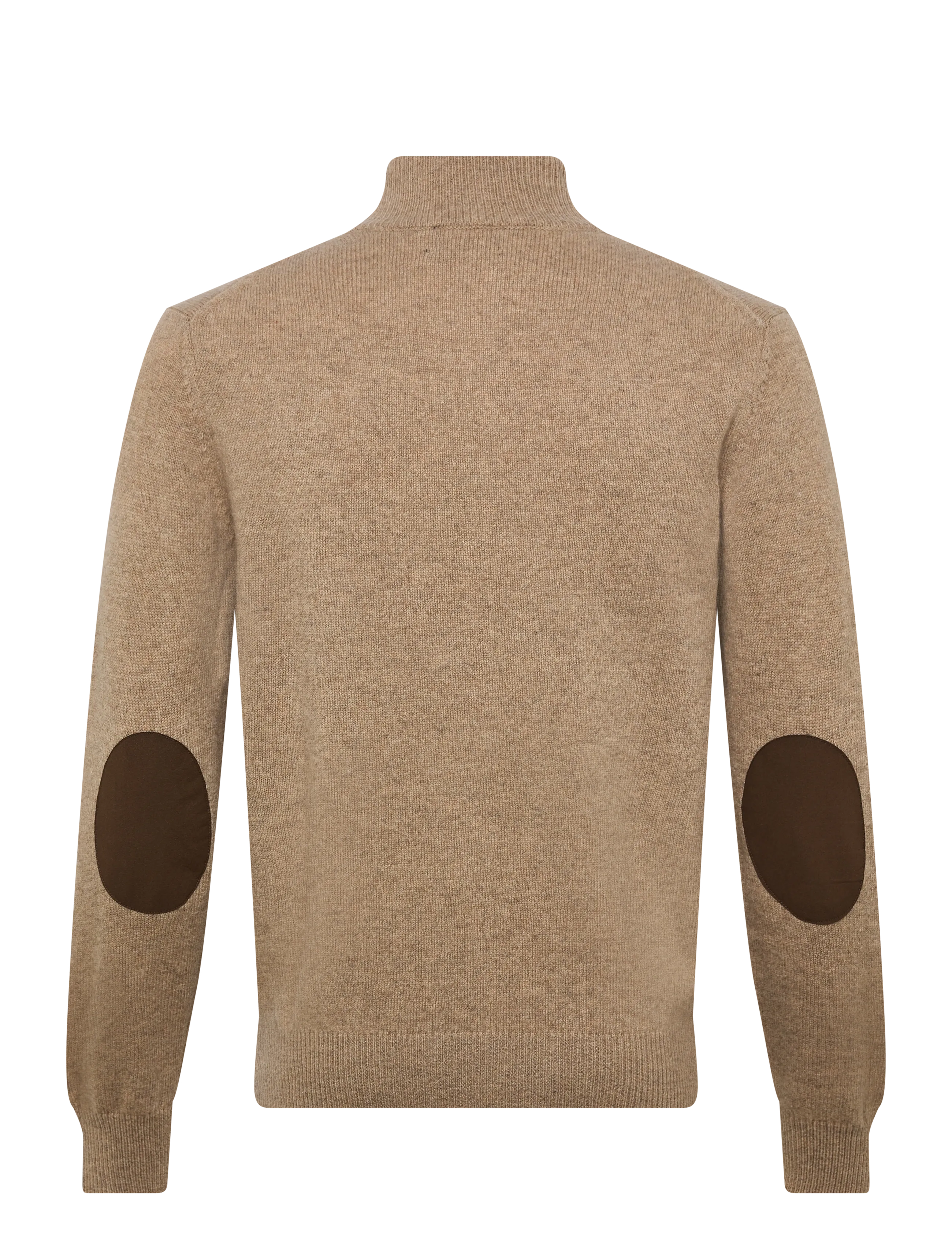 Hackett London - LAMBSWOOL HZIP - män - malt beige - 1