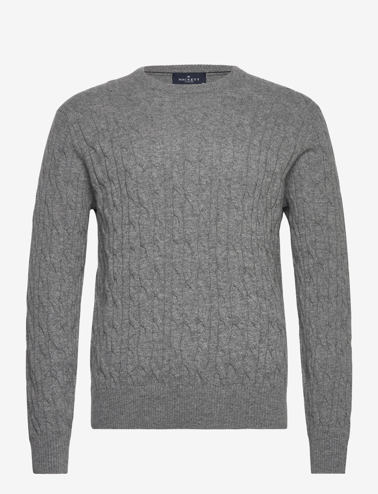 Hackett London - LW CABLE CREW - sügisesed riided - metal grey - 0