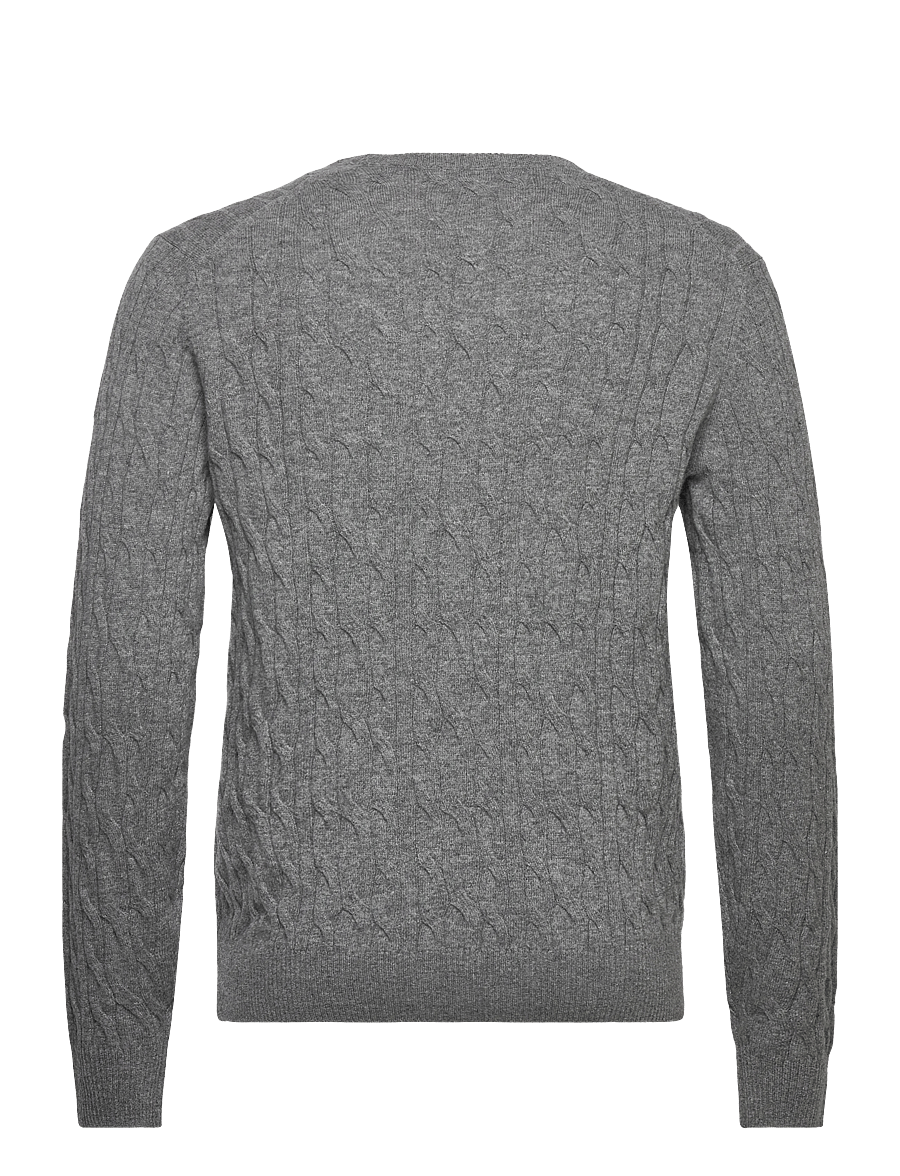 Hackett London - LW CABLE CREW - rundhals - metal grey - 1
