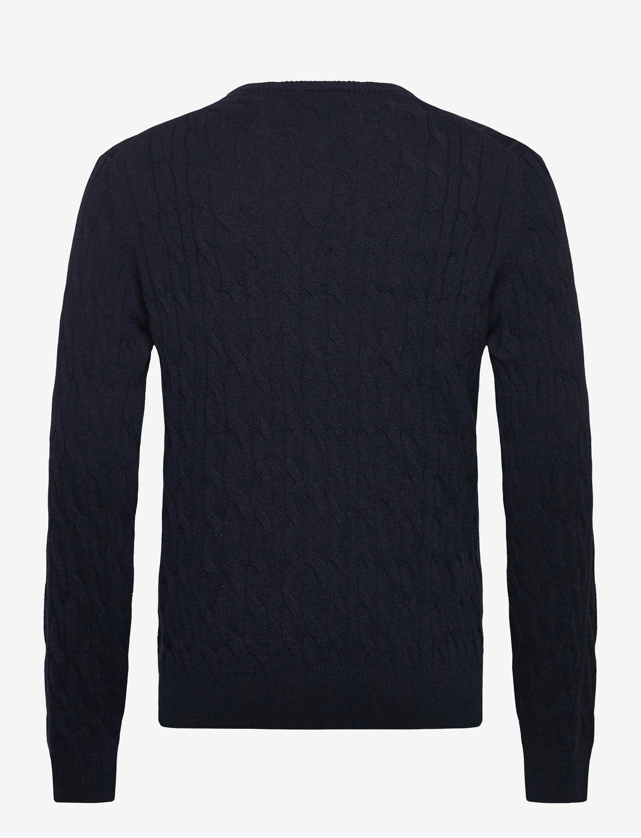 Hackett London - LW CABLE CREW - herbstliche kleidung - midnight blue - 1