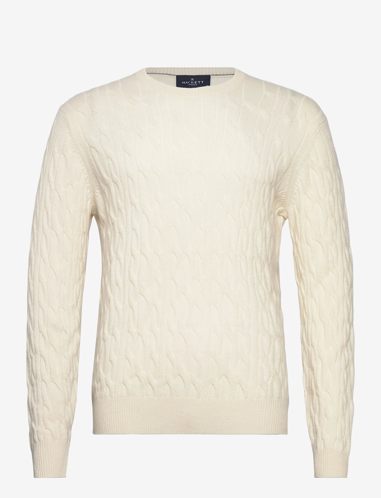 Hackett London - LW CABLE CREW - efterårstøj - off white - 0