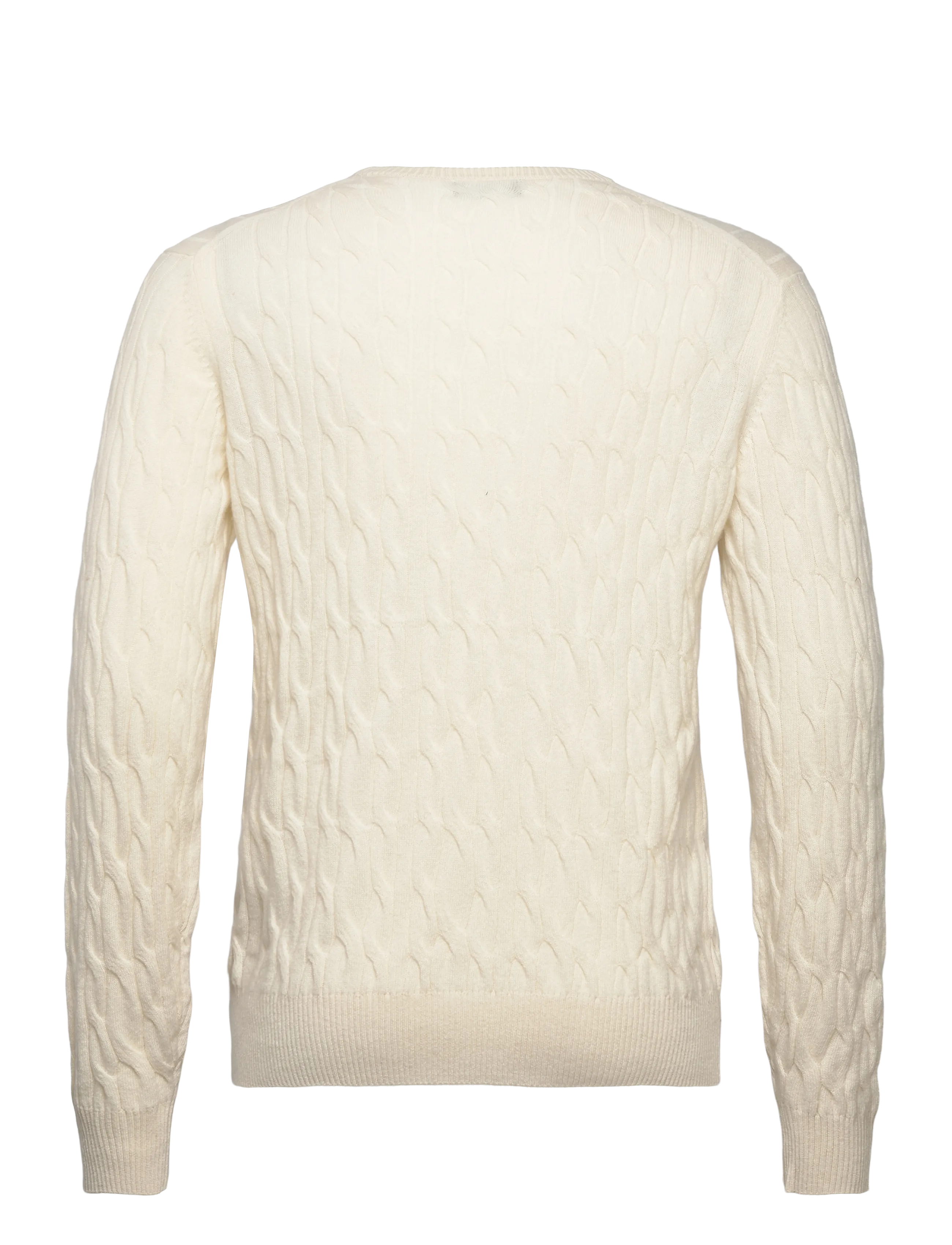Hackett London - LW CABLE CREW - kringlótt hálsmál  - off white - 1