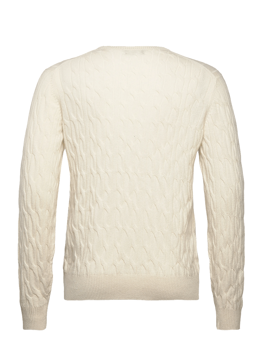 Hackett London - LW CABLE CREW - rundhalsad - off white - 1