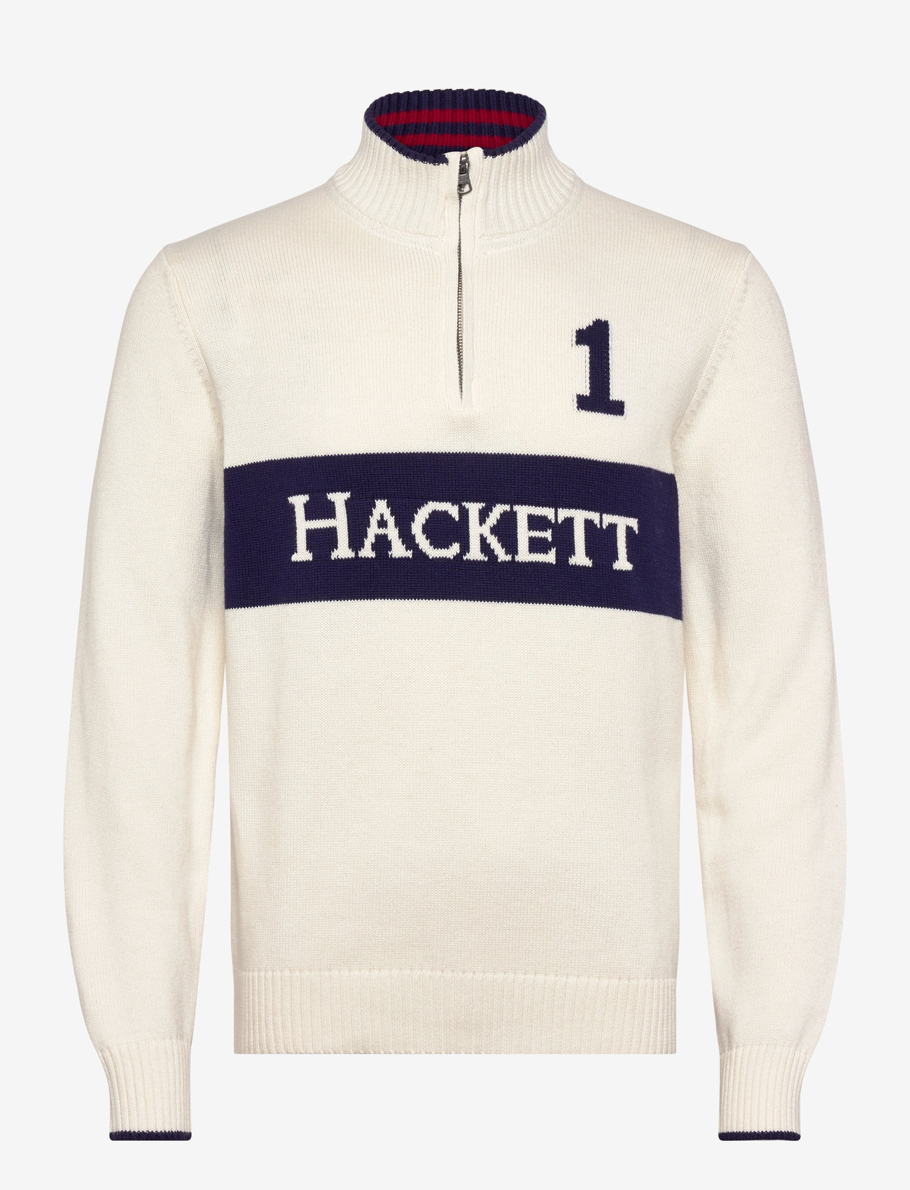 Hackett London - HERITAGE WINTER HZIP - herbstliche kleidung - off white - 0