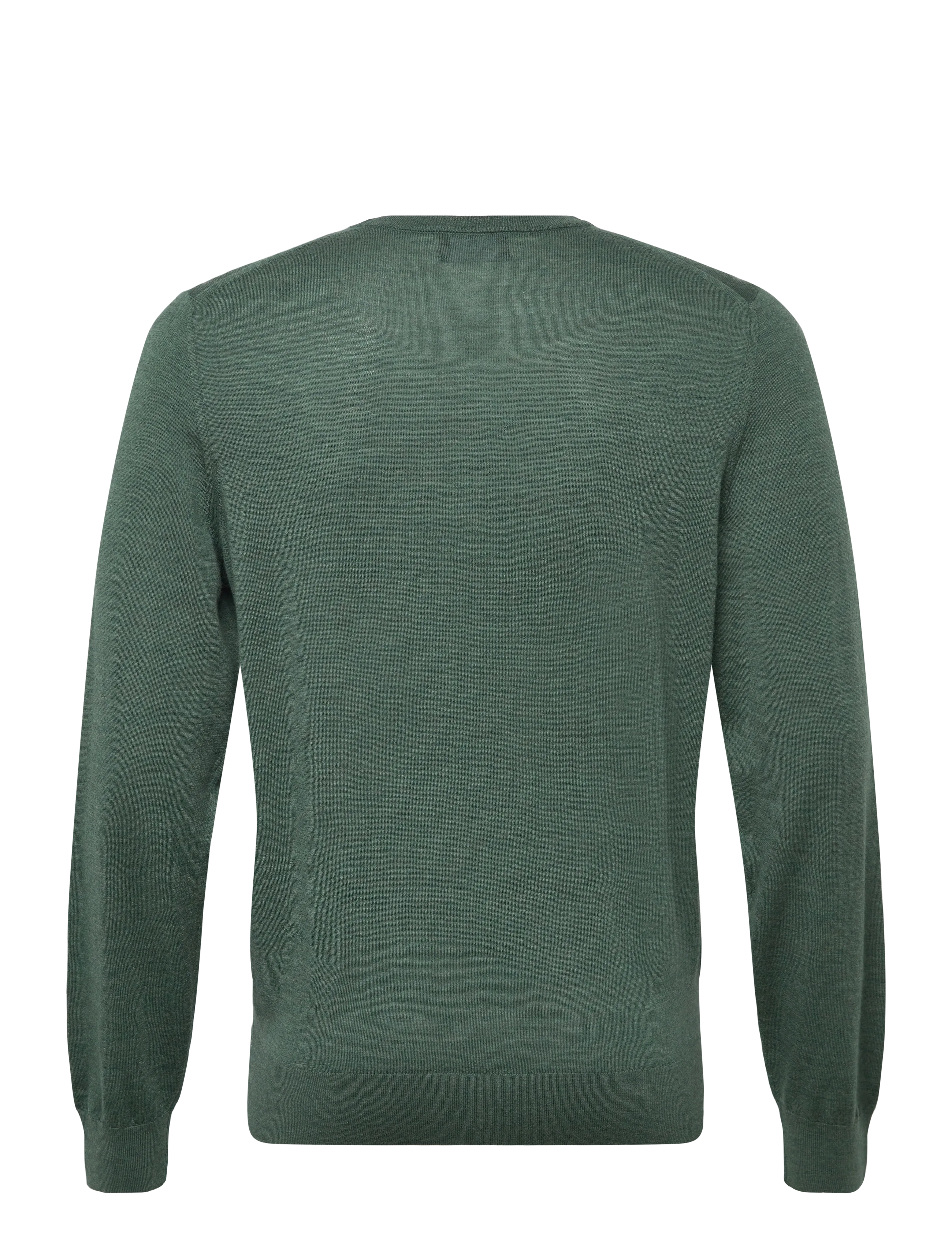 Hackett London - ESS MERINO CREW - basic-strickmode - army green - 2