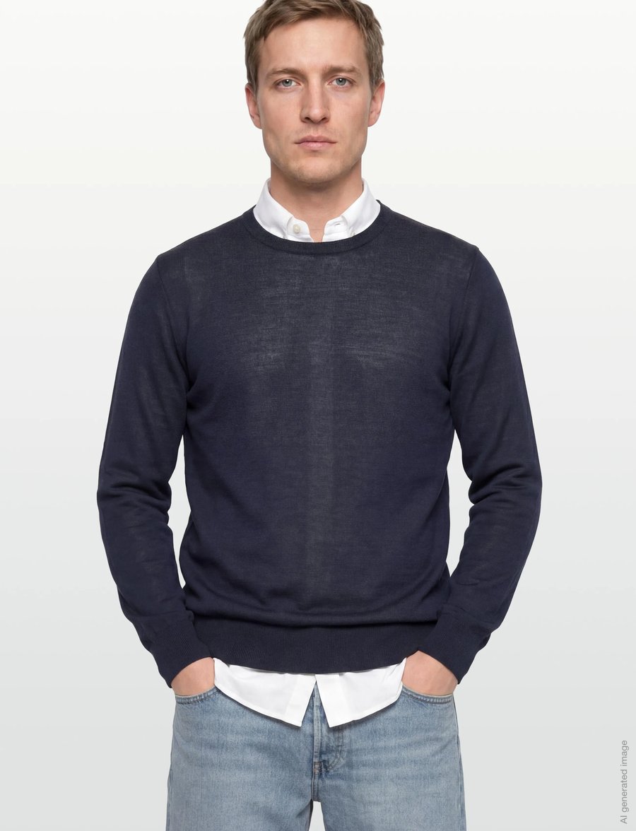 Hackett London - ESS MERINO CREW - rund hals - old navy - 3