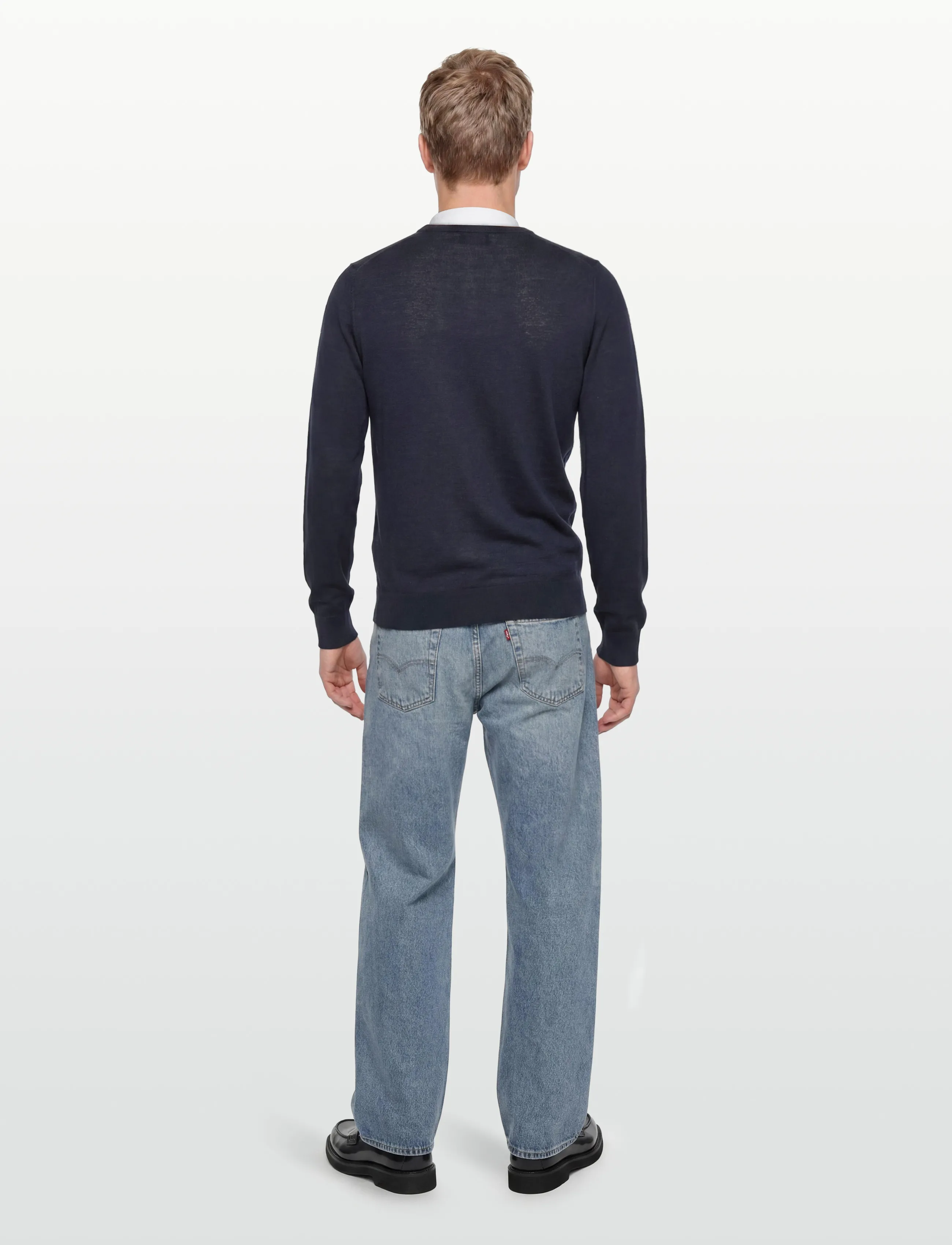 Hackett London - ESS MERINO CREW - basic knitwear - old navy - 4