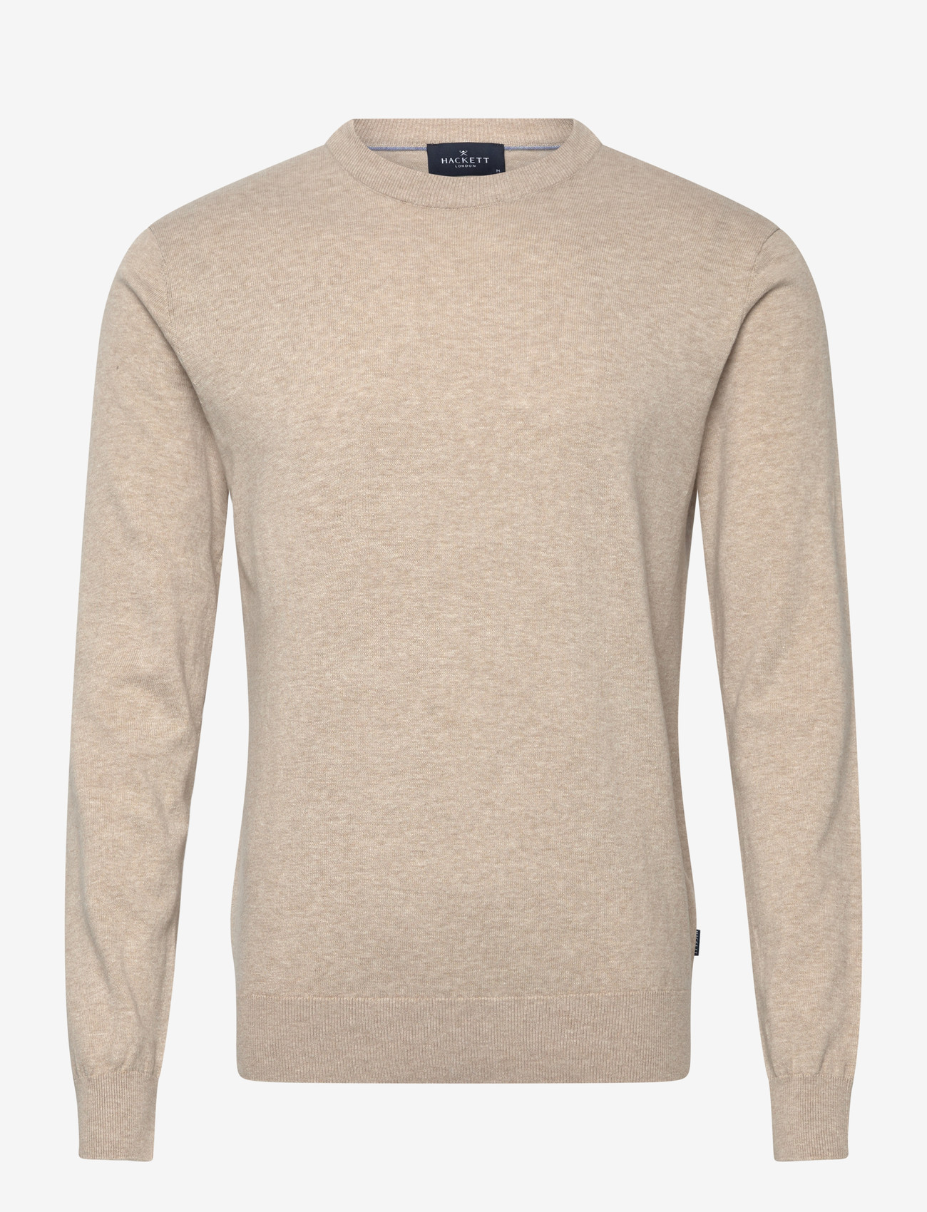 Hackett London - COTTON LINEN CREW - trøjer - natural beige - 0