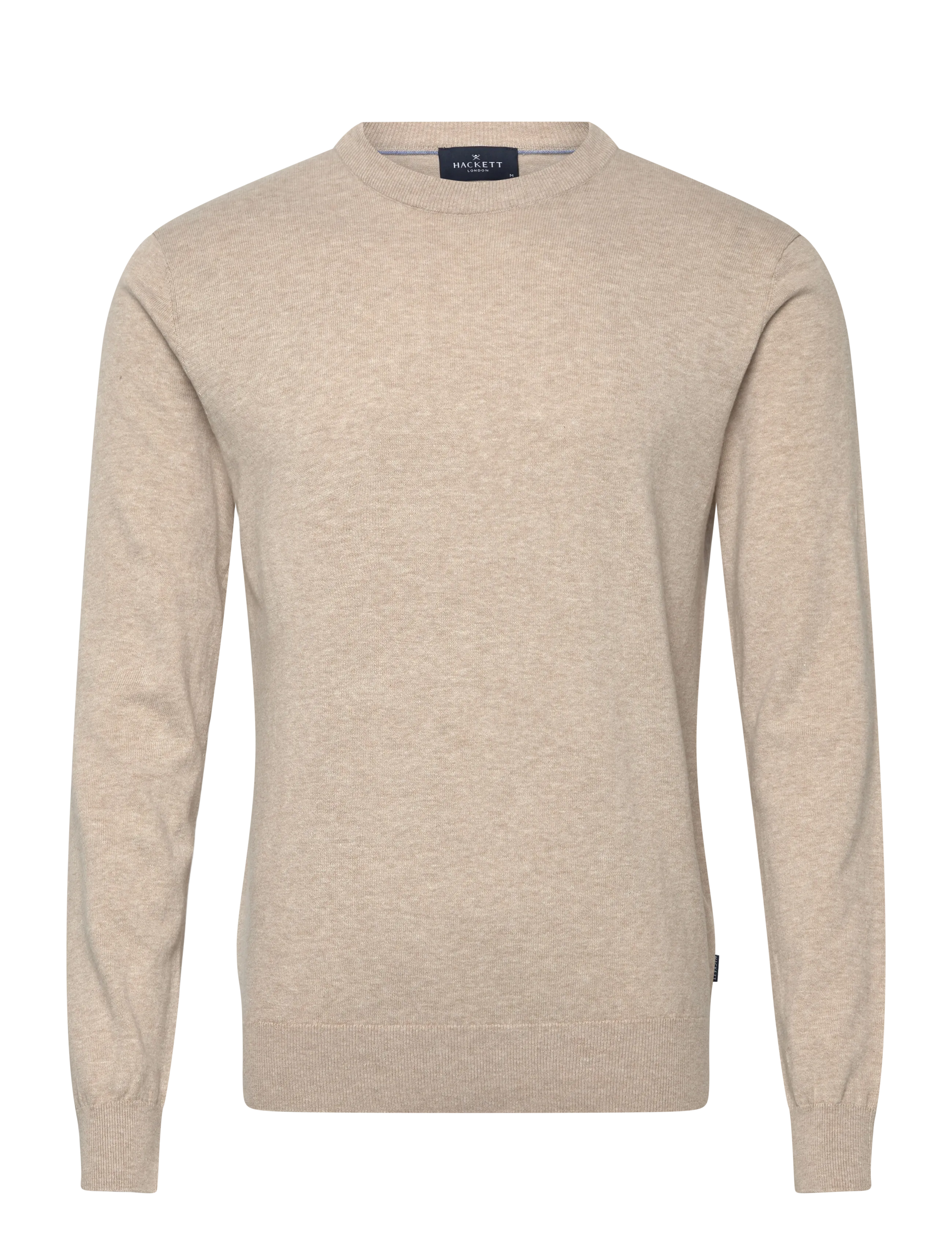 Hackett London COTTON LINEN CREW - Rundhalsad - NATURAL BEIGE / beige