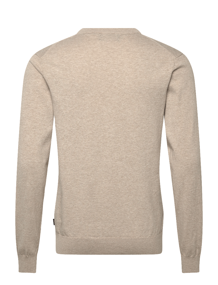 Hackett London - COTTON LINEN CREW - rundhalsad - natural beige - 2