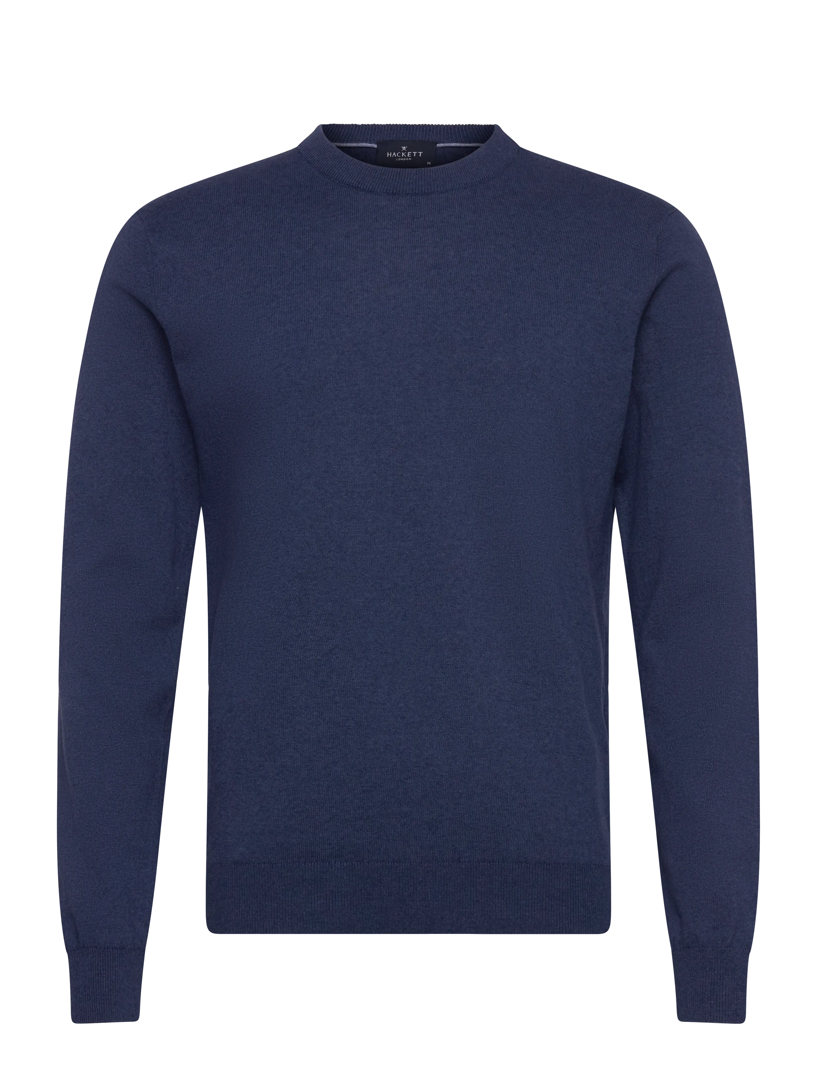 Hackett London COTTON LINEN CREW - Rundhalsad - OLD NAVY / navy