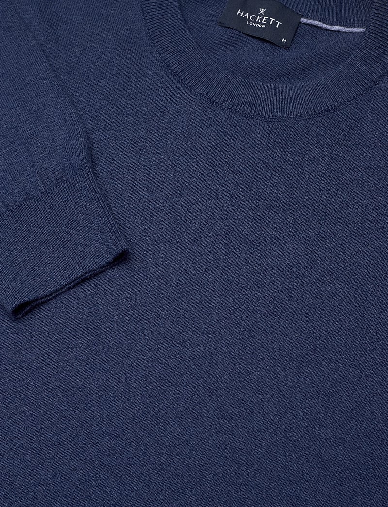 Hackett London - COTTON LINEN CREW - rundhalsad - old navy - 2