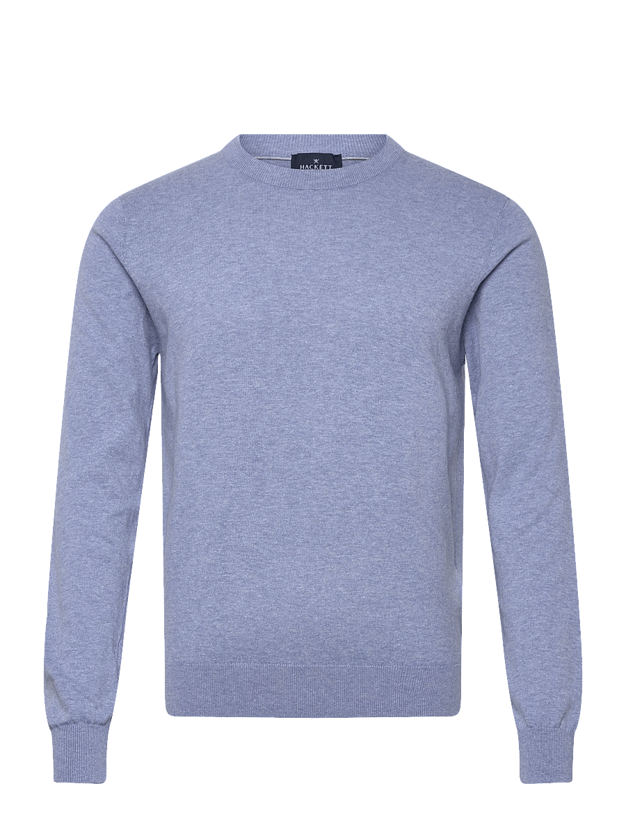 Hackett London - COTTON LINEN CREW - rund hals - summer blue - 0