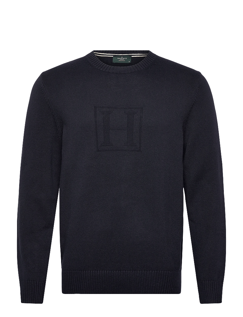 Hackett London - HERITAGE H CREW - rundhals - old navy - 0
