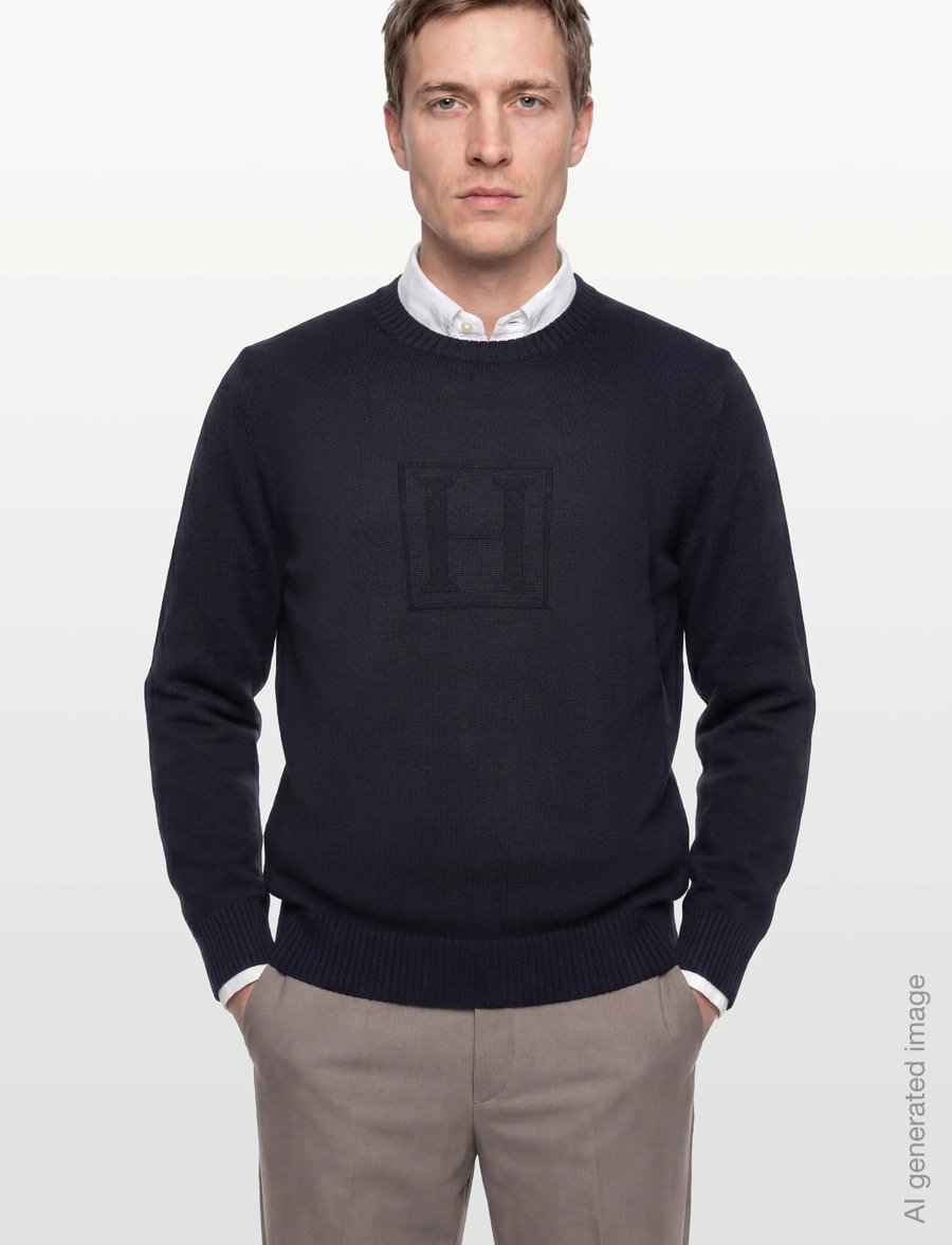 Hackett London - HERITAGE H CREW - Ümmarguse kaelusega kudumid - old navy - 3