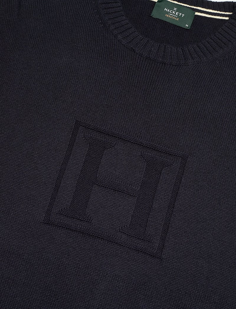 Hackett London - HERITAGE H CREW - rundhals - old navy - 2