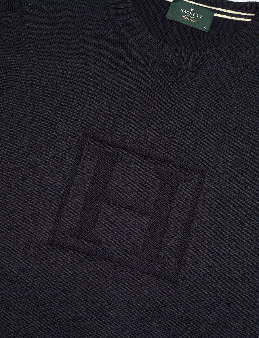 Hackett London - HERITAGE H CREW - Ümmarguse kaelusega kudumid - old navy - 5