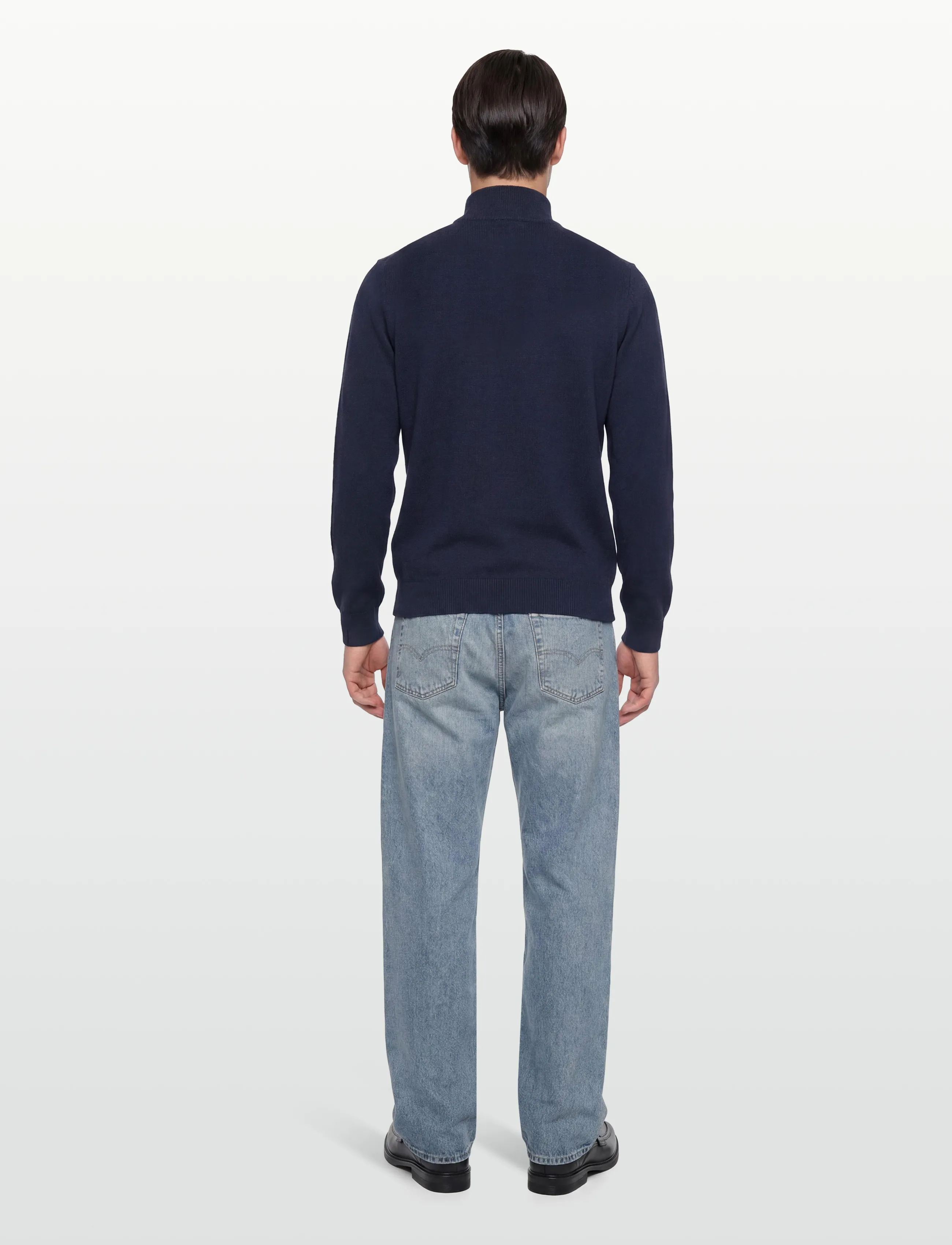 Hackett London - HERITAGE H HZIP - half zip jumpers - old navy - 4