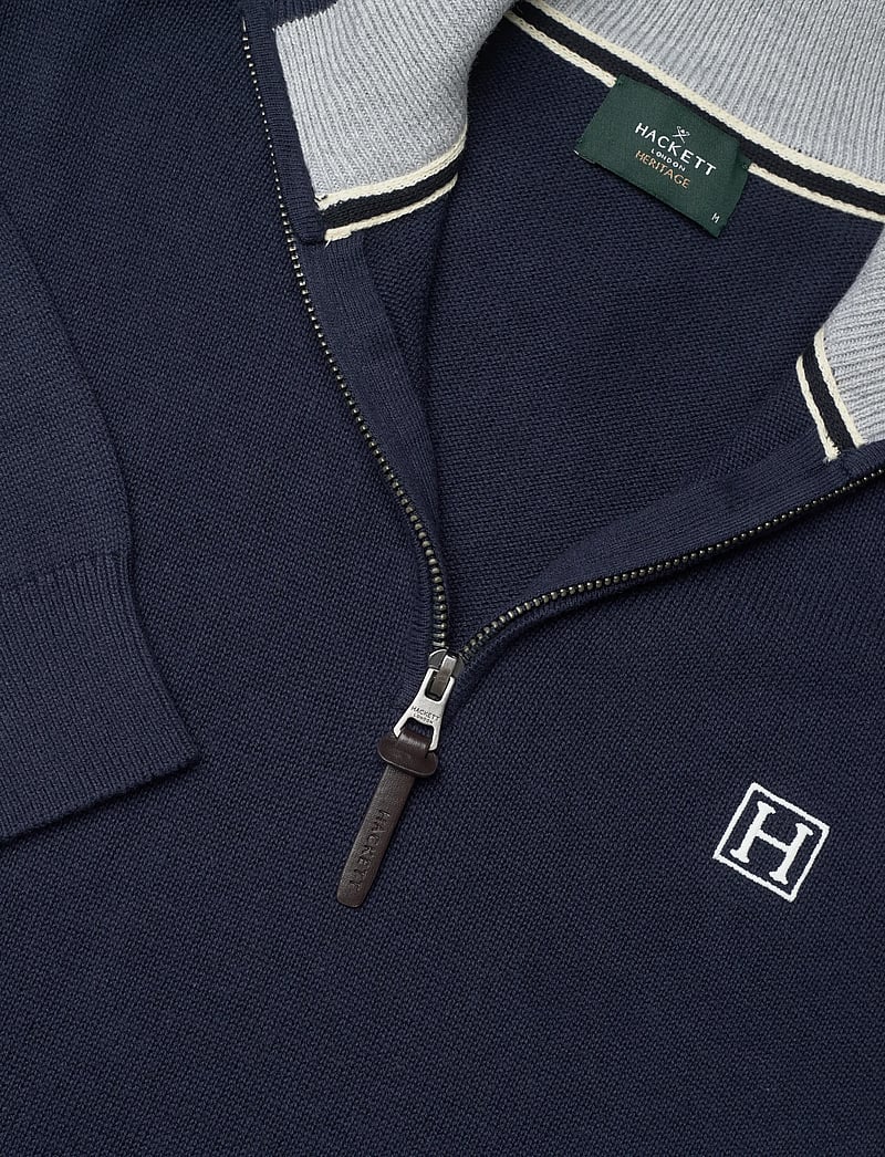 Hackett London - HERITAGE H HZIP - half zip - old navy - 2