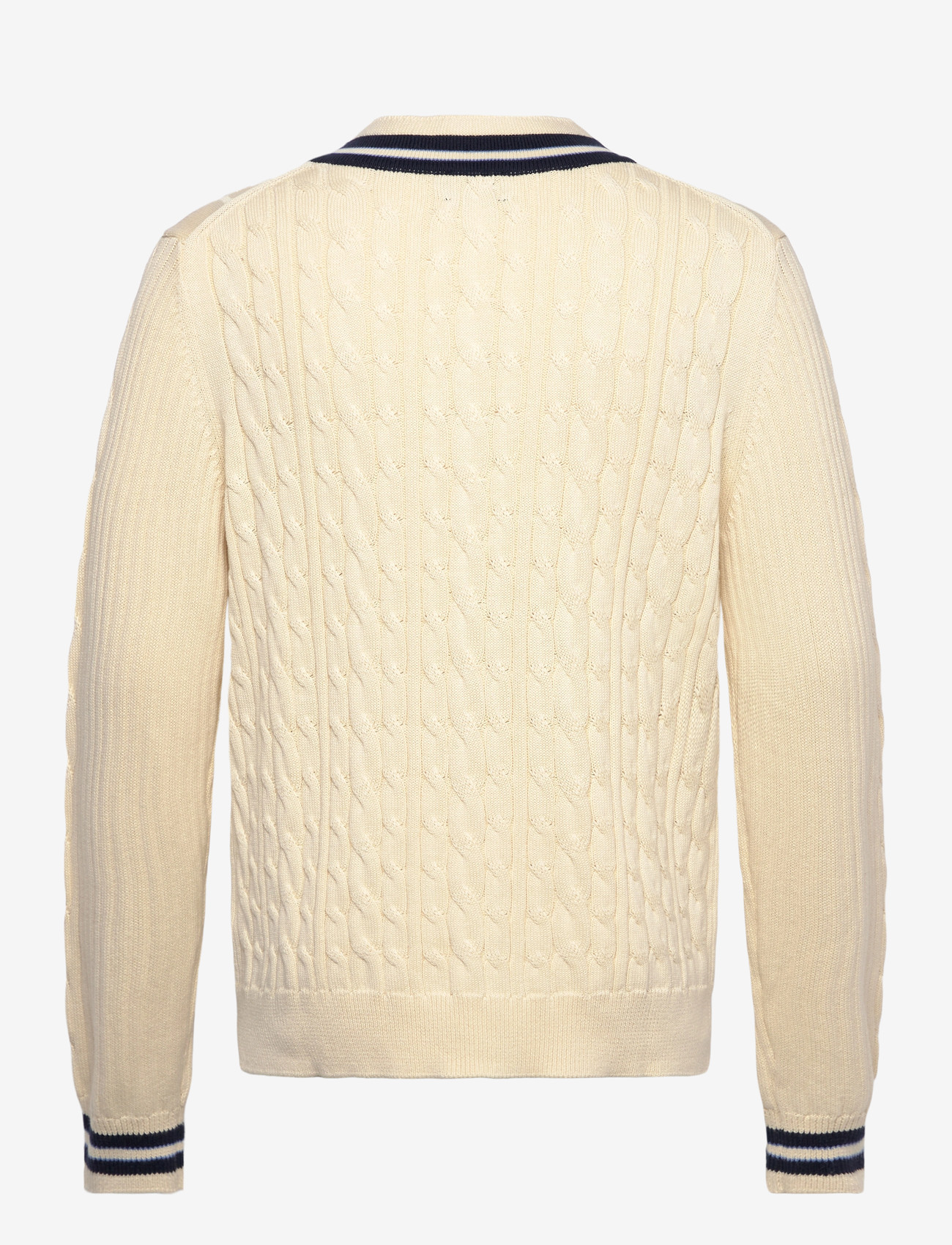 Hackett London - HERITAGE CRICKET V - v-ausschnitt - off white - 1