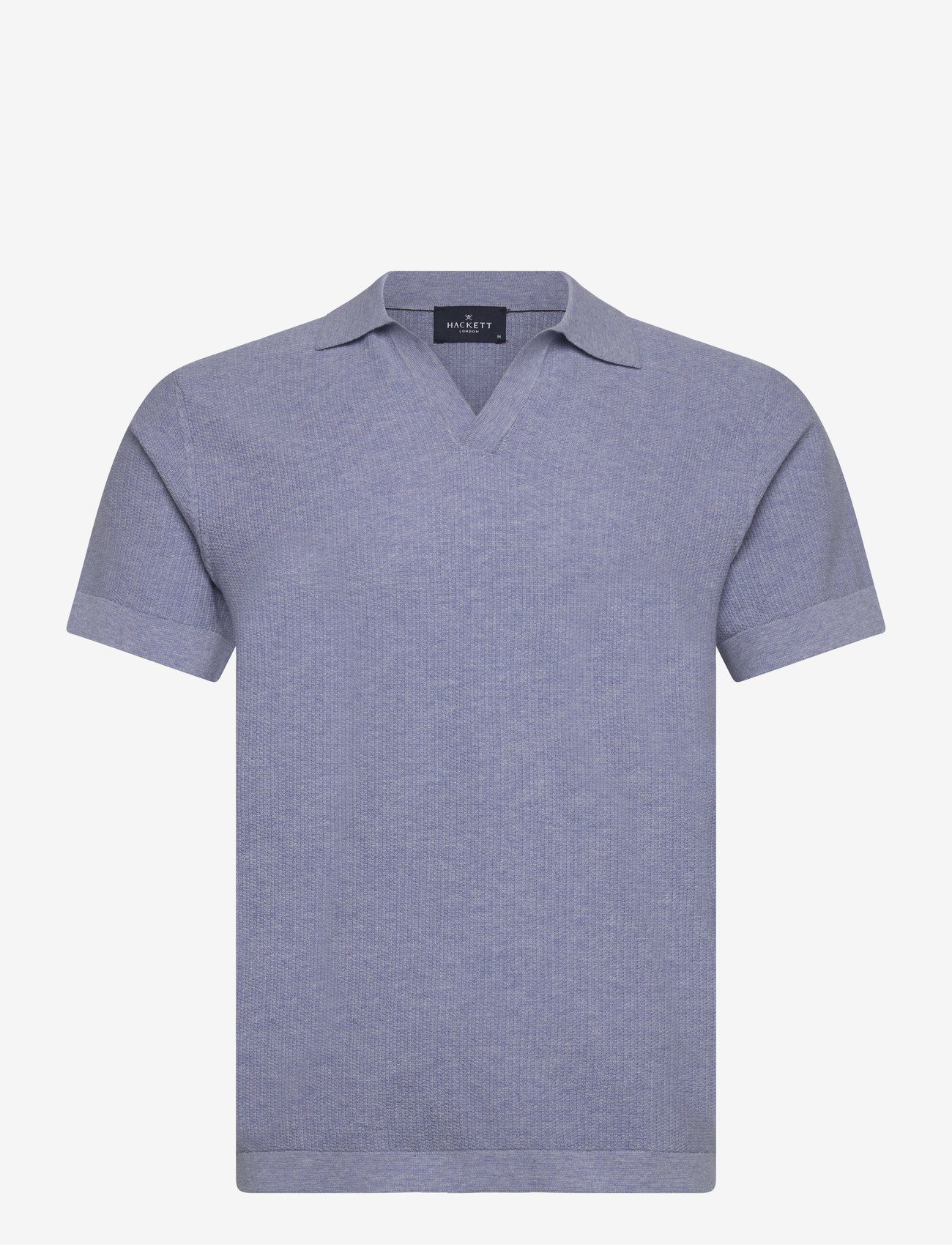Hackett London - RIVIERA KNIT SS POLO - lühikeste varrukatega polod - light blue - 0