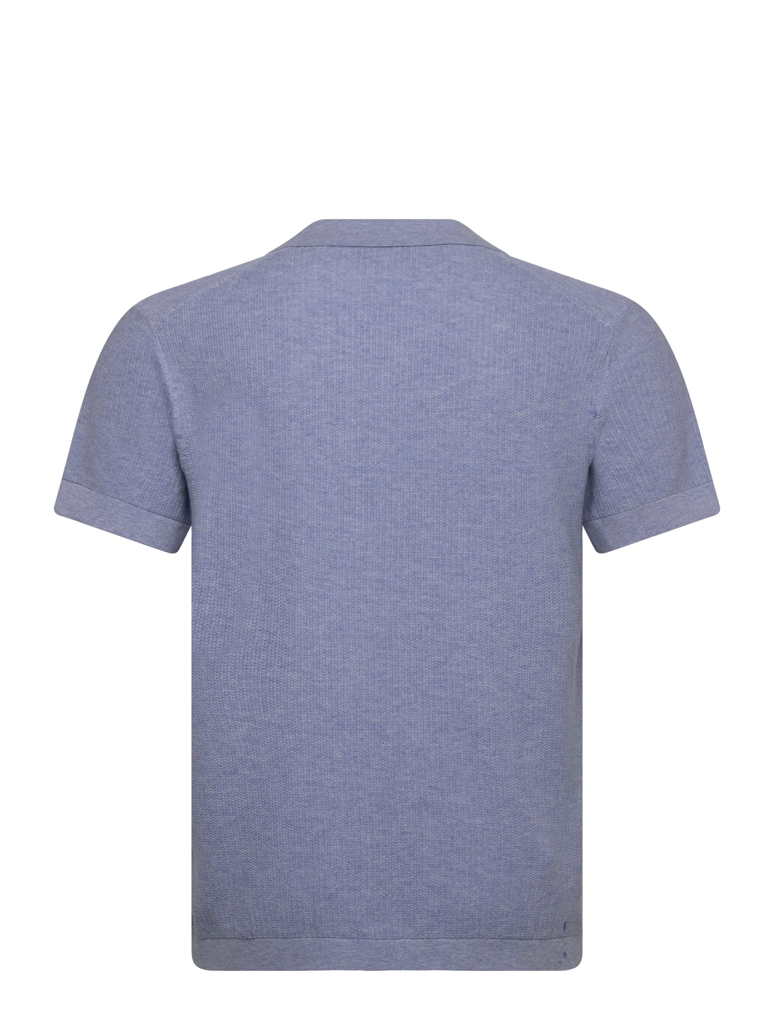 Hackett London - RIVIERA KNIT SS POLO - kortærmede poloer - light blue - 1