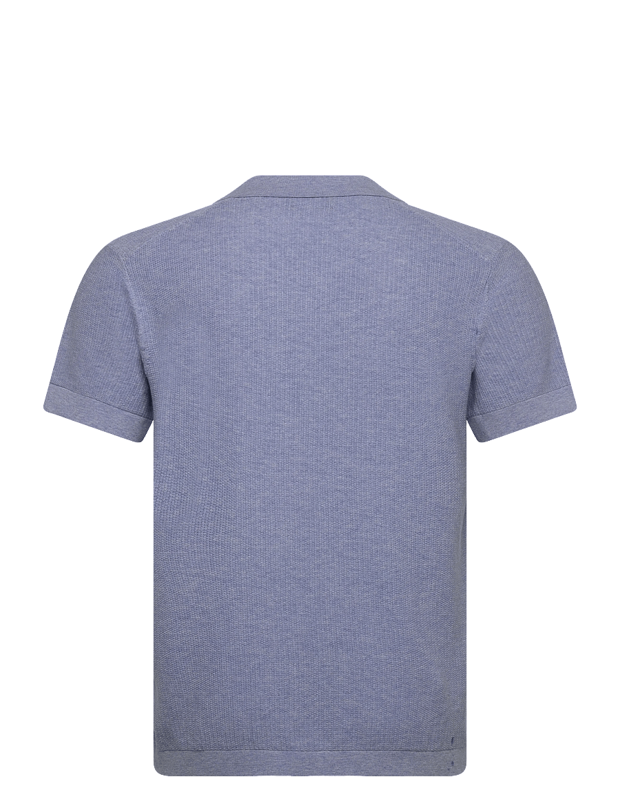 Hackett London - RIVIERA KNIT SS POLO - polostrik - light blue - 2