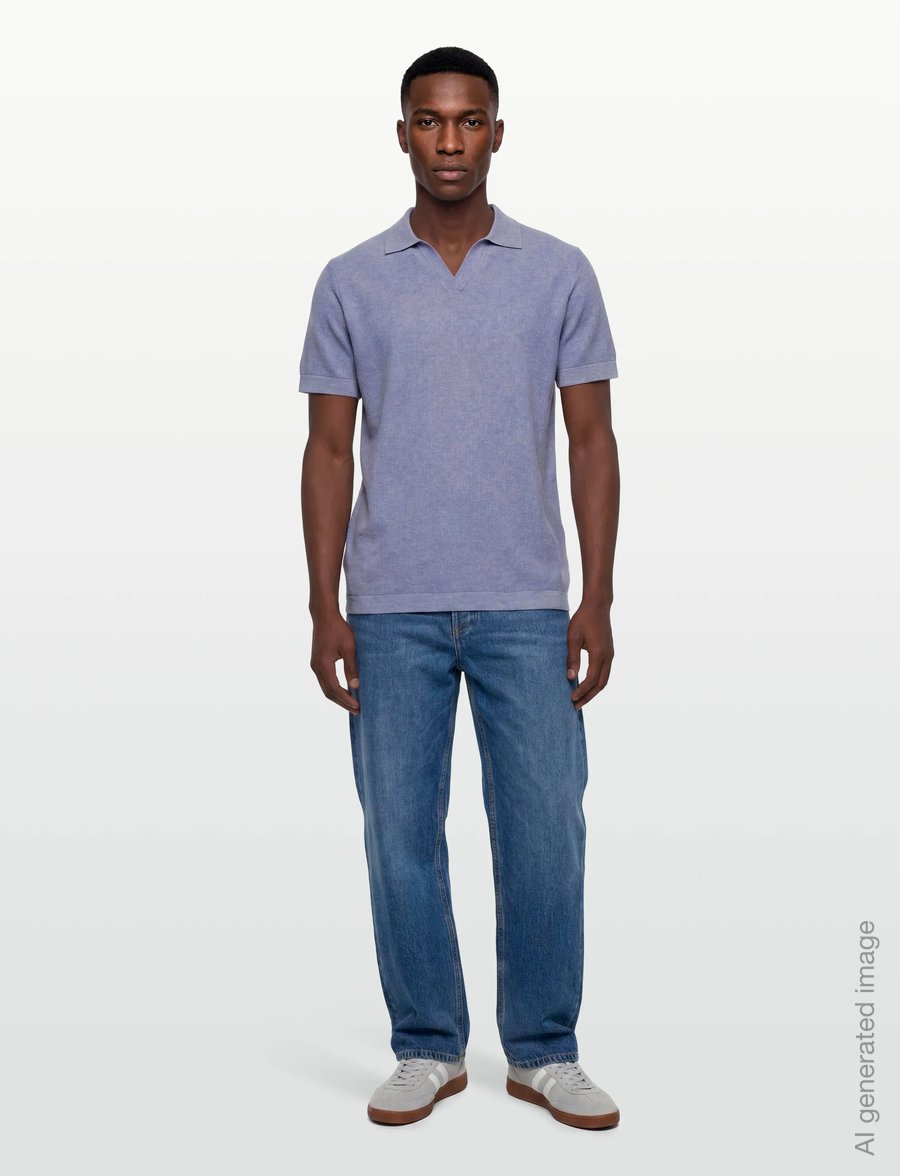 Hackett London - RIVIERA KNIT SS POLO - polostrik - light blue - 0