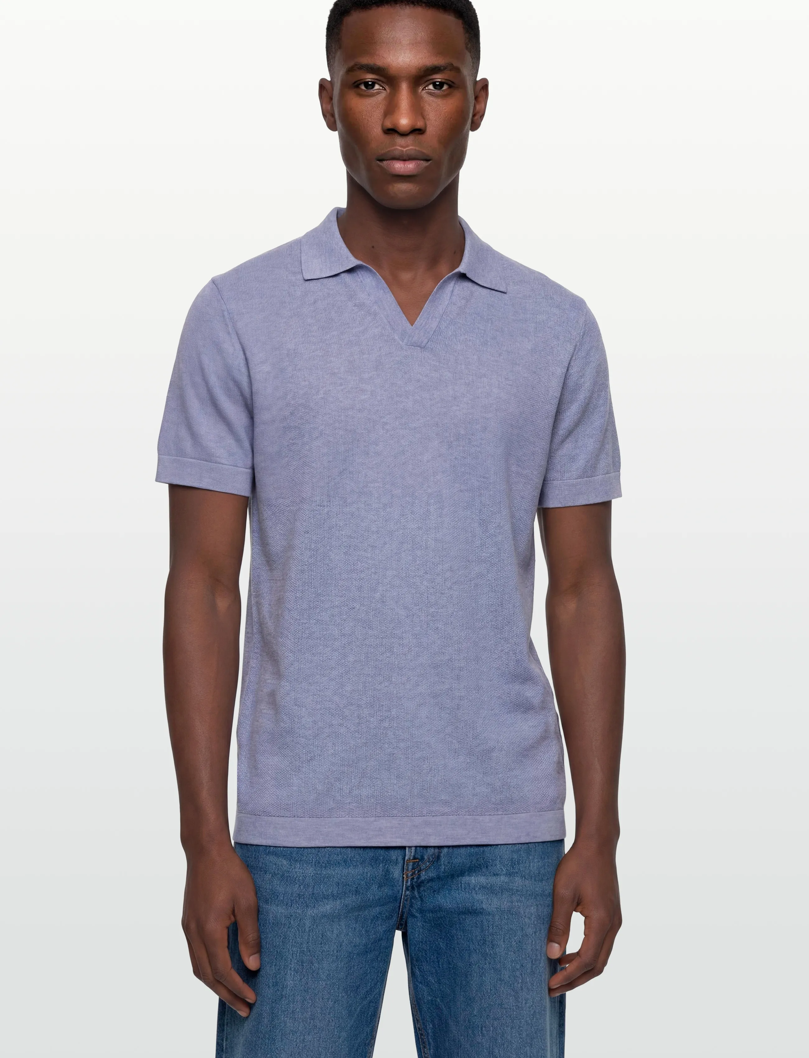 Hackett London - RIVIERA KNIT SS POLO - gestrickte polohemden - light blue - 3