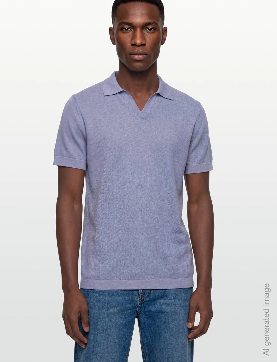 Hackett London - RIVIERA KNIT SS POLO - polostrik - light blue - 3