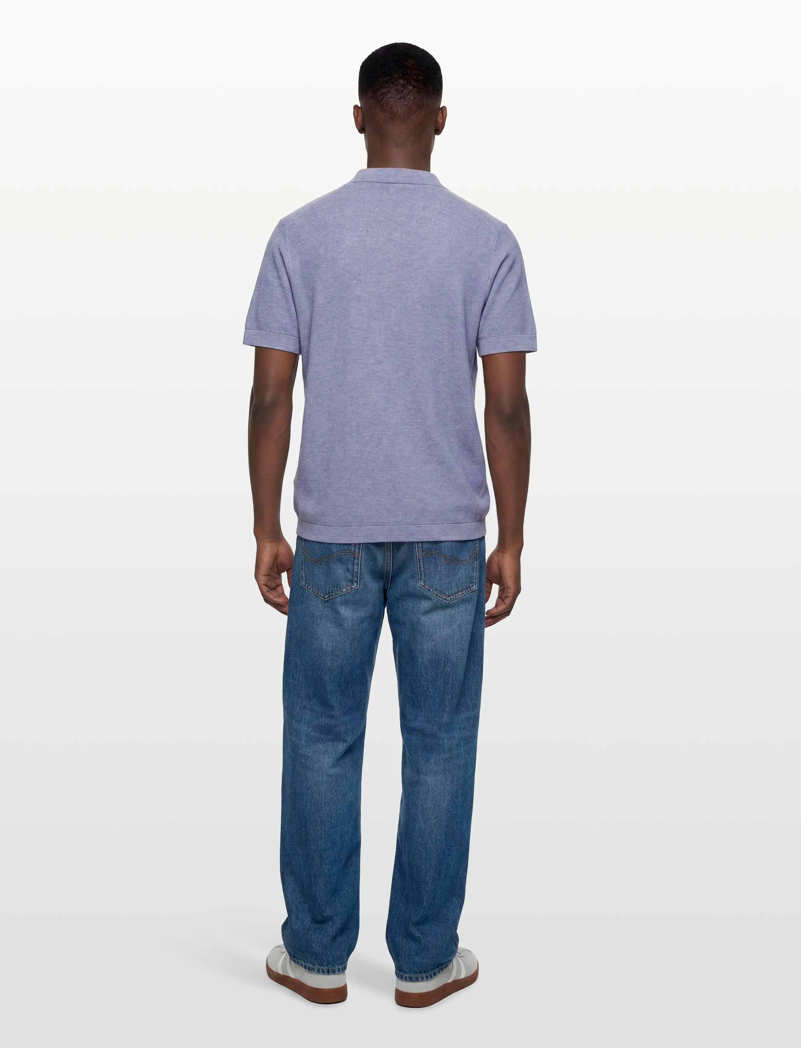 Hackett London - RIVIERA KNIT SS POLO - gestrickte polohemden - light blue - 4