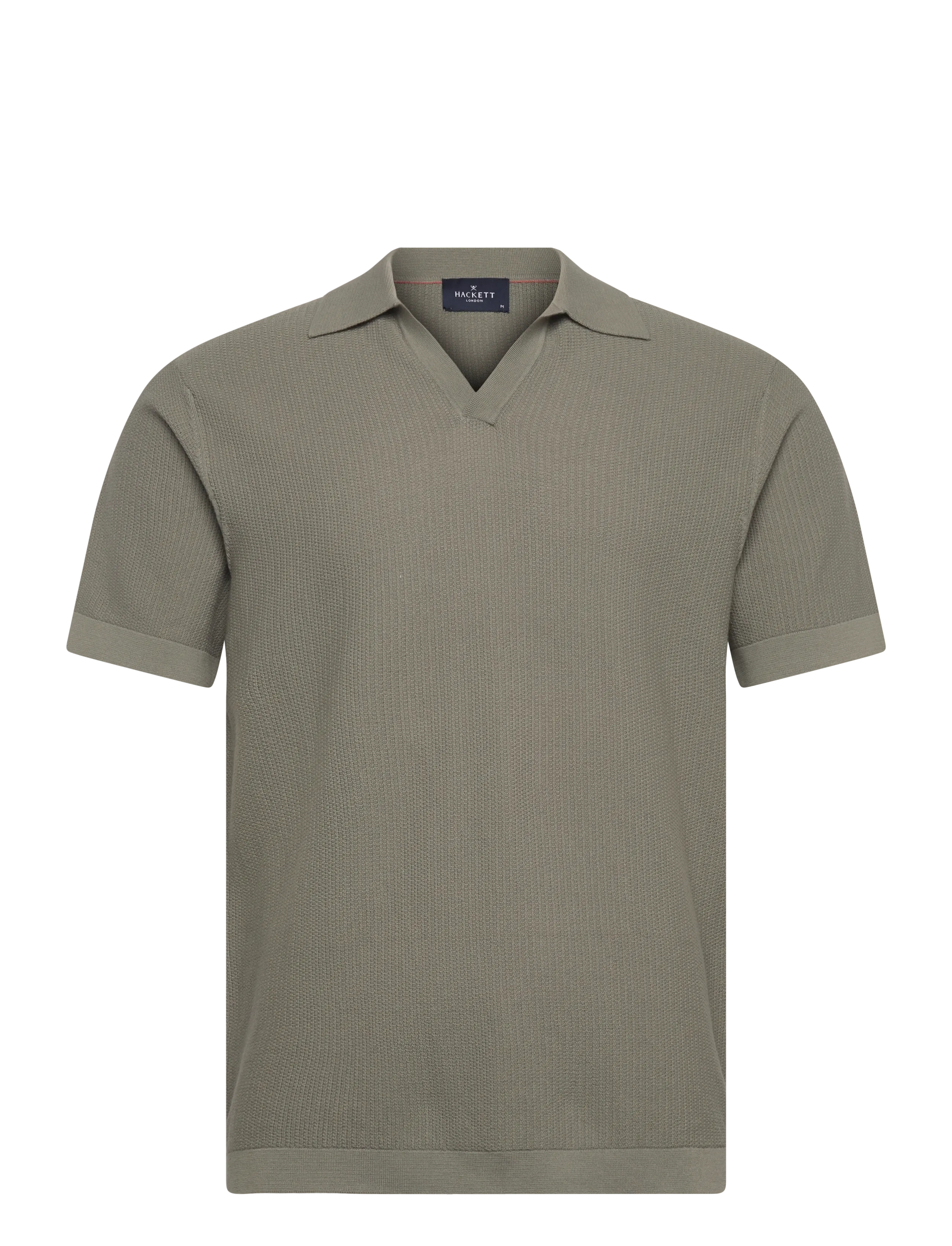 Hackett London RIVIERA KNIT SS POLO - Stickade pikéer - SAGE GREEN / khaki/green