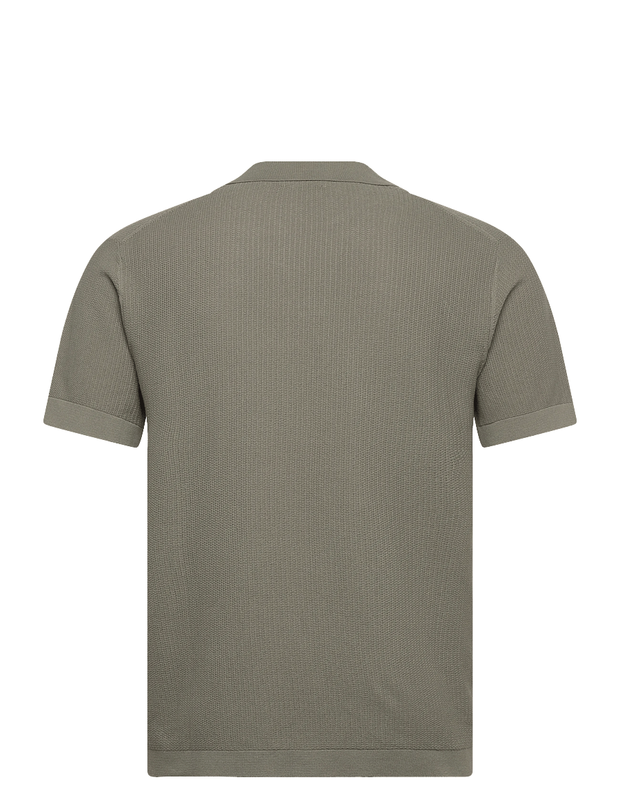 Hackett London - RIVIERA KNIT SS POLO - kootud polosärgid - sage green - 1