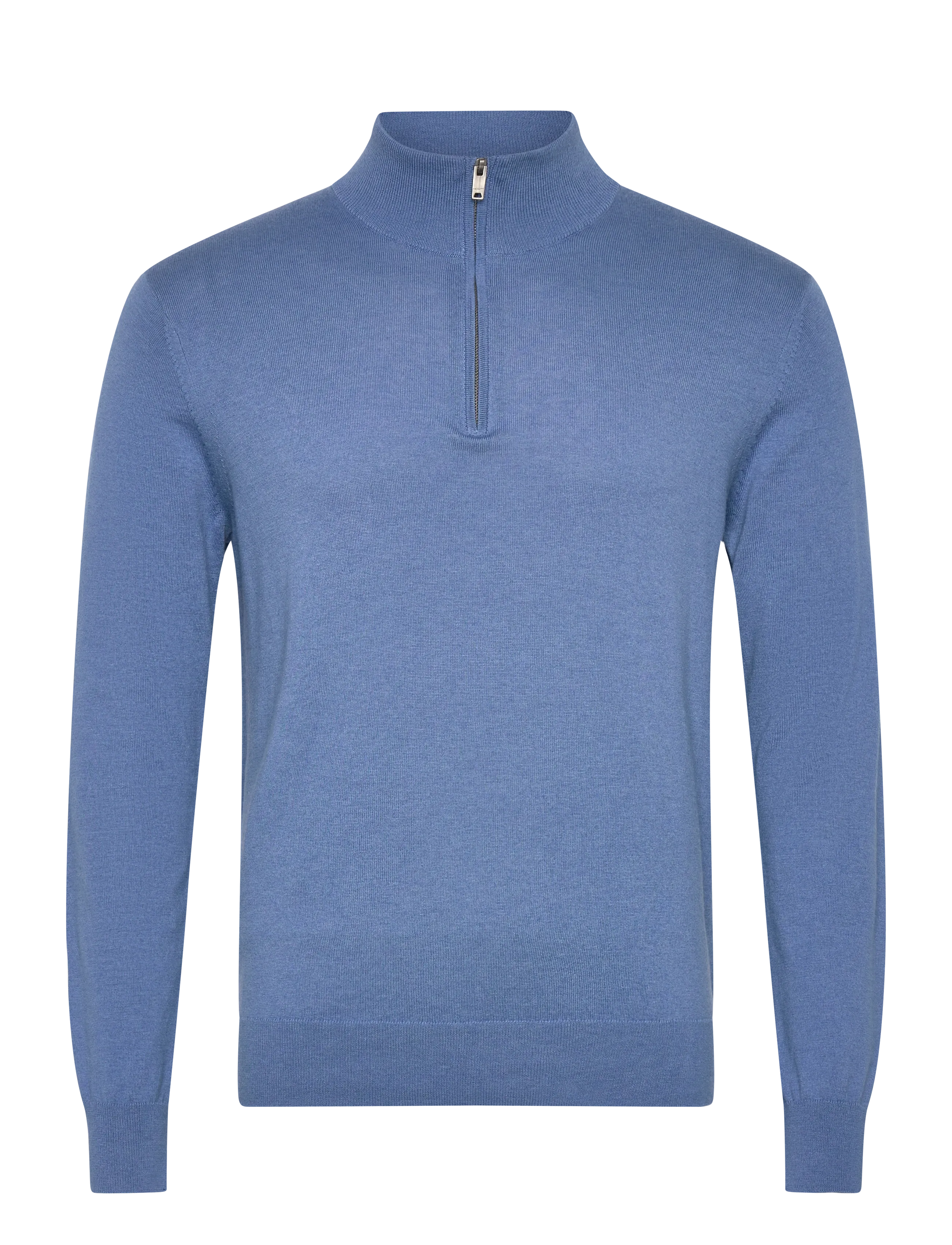 Hackett London - COTTON CASH HZIP - kardigany z zamkiem do połowy - eton blue - 1