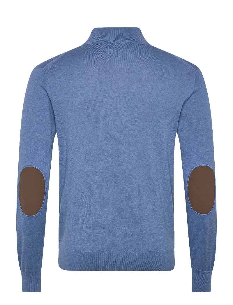 Hackett London - COTTON CASH HZIP - half zip-trøjer - eton blue - 2
