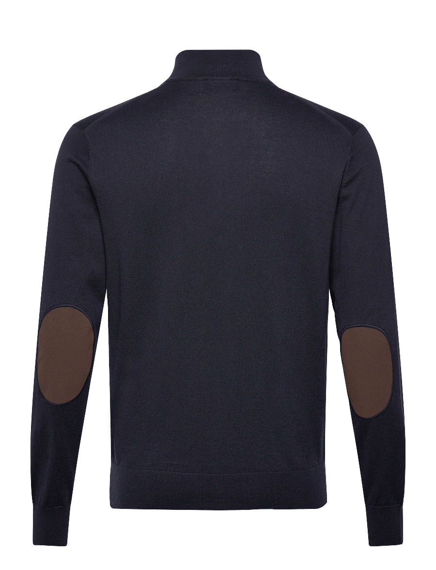 Hackett London - COTTON CASH HZIP - half zip-tröjor - old navy - 2