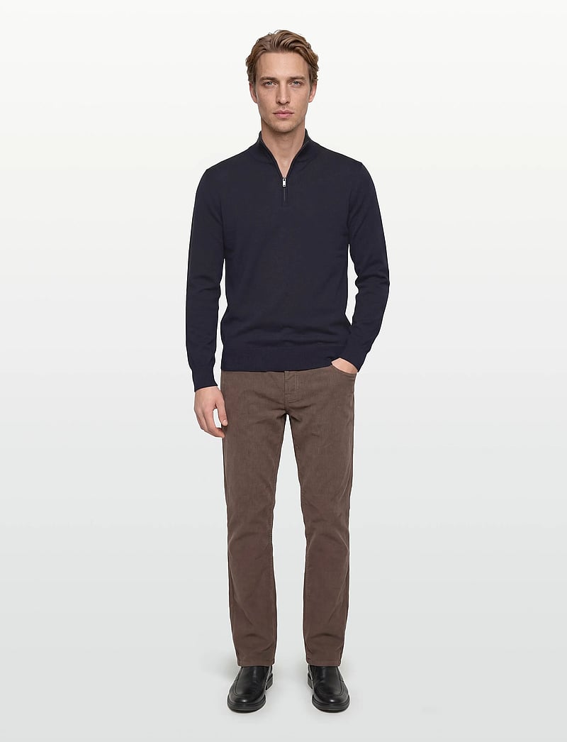Hackett London - COTTON CASH HZIP - half zip - old navy - 0