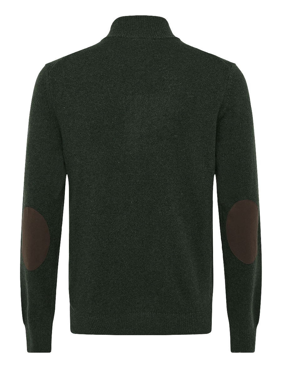 Hackett London - LAMBSWOOL FZIP - lukuga džemprid - hunter green - 1