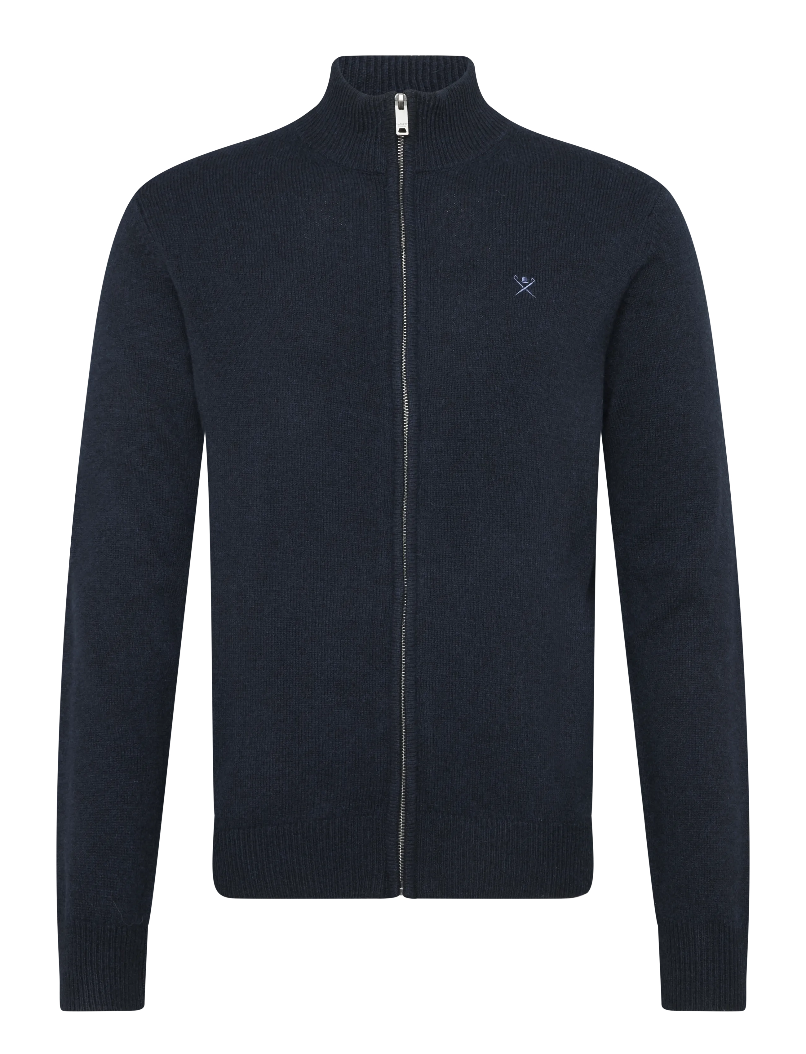 Hackett London LAMBSWOOL FZIP - Hackett - OLD NAVY / navy