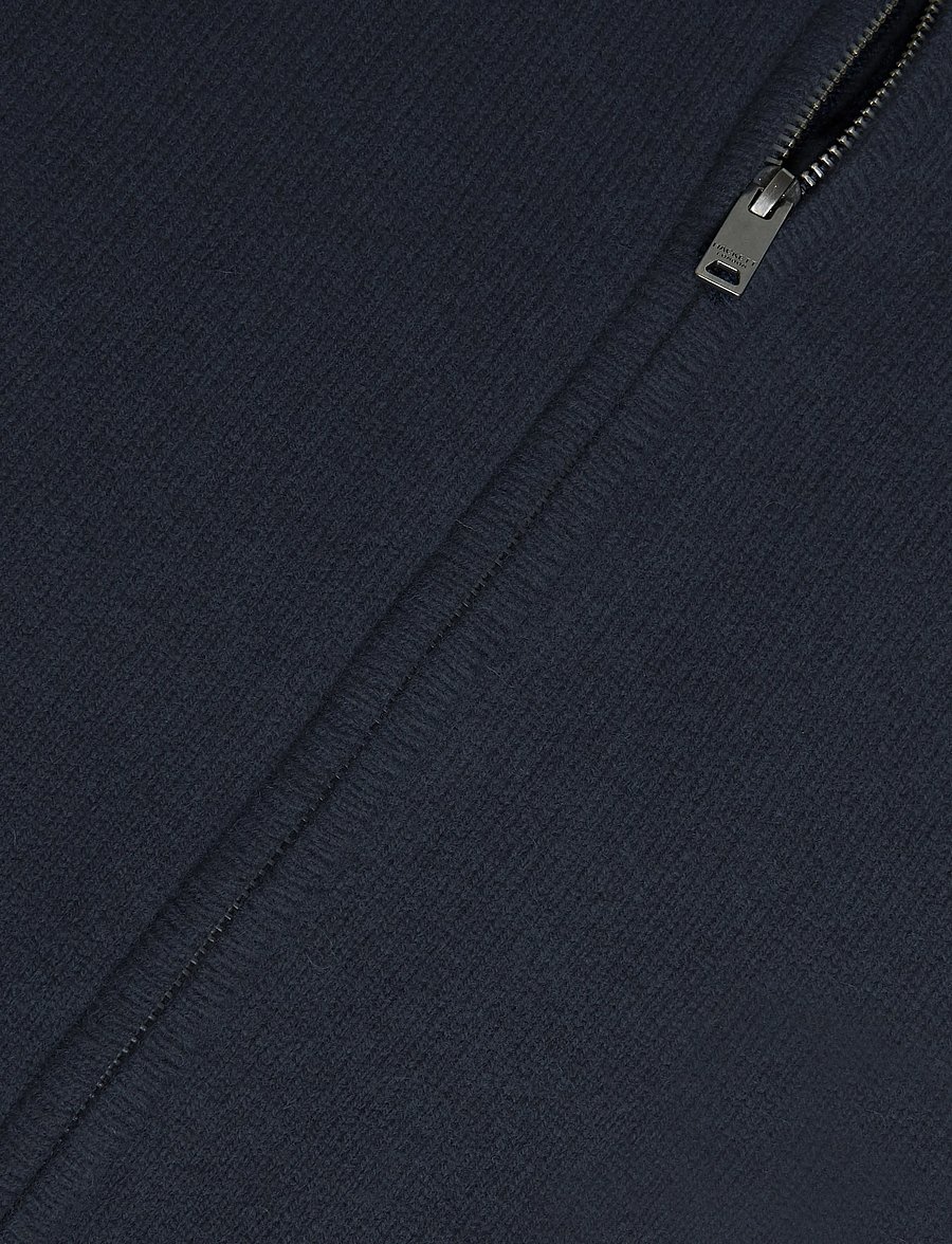 Hackett London - LAMBSWOOL FZIP - full zip jumpers - old navy - 3