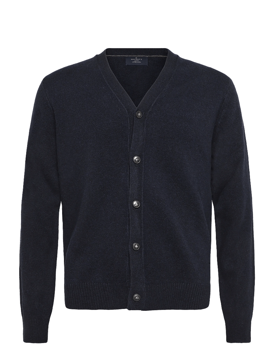 Hackett London - LAMBSWOOL CARDIGAN - strickjacken - old navy - 0