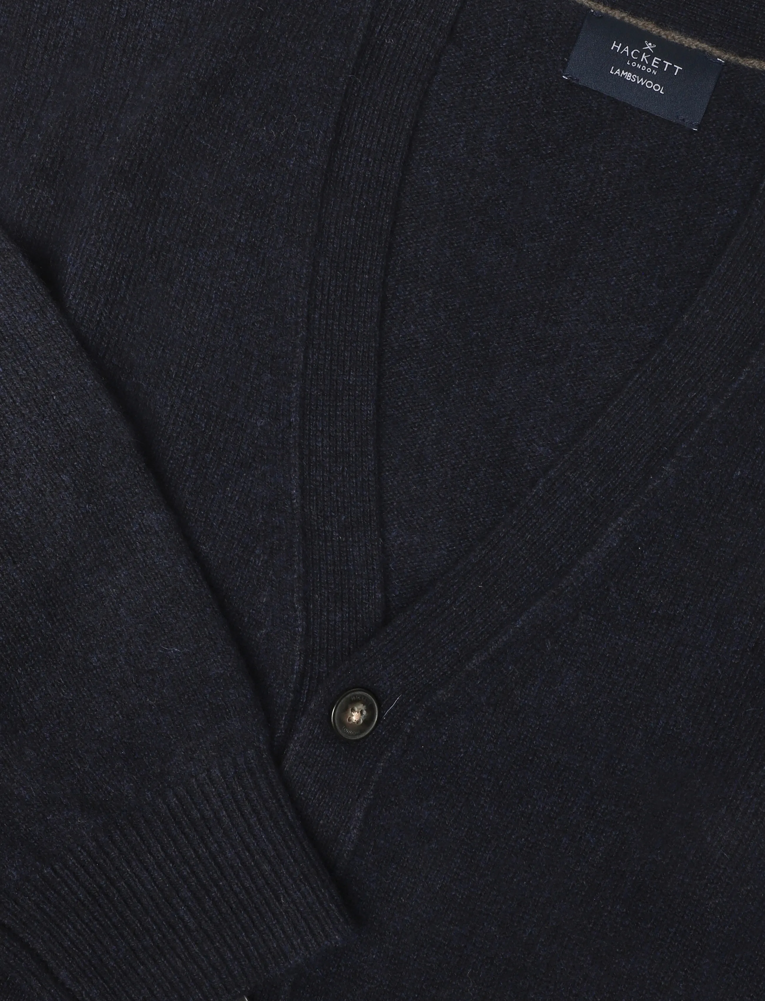 Hackett London - LAMBSWOOL CARDIGAN - strickjacken - old navy - 2