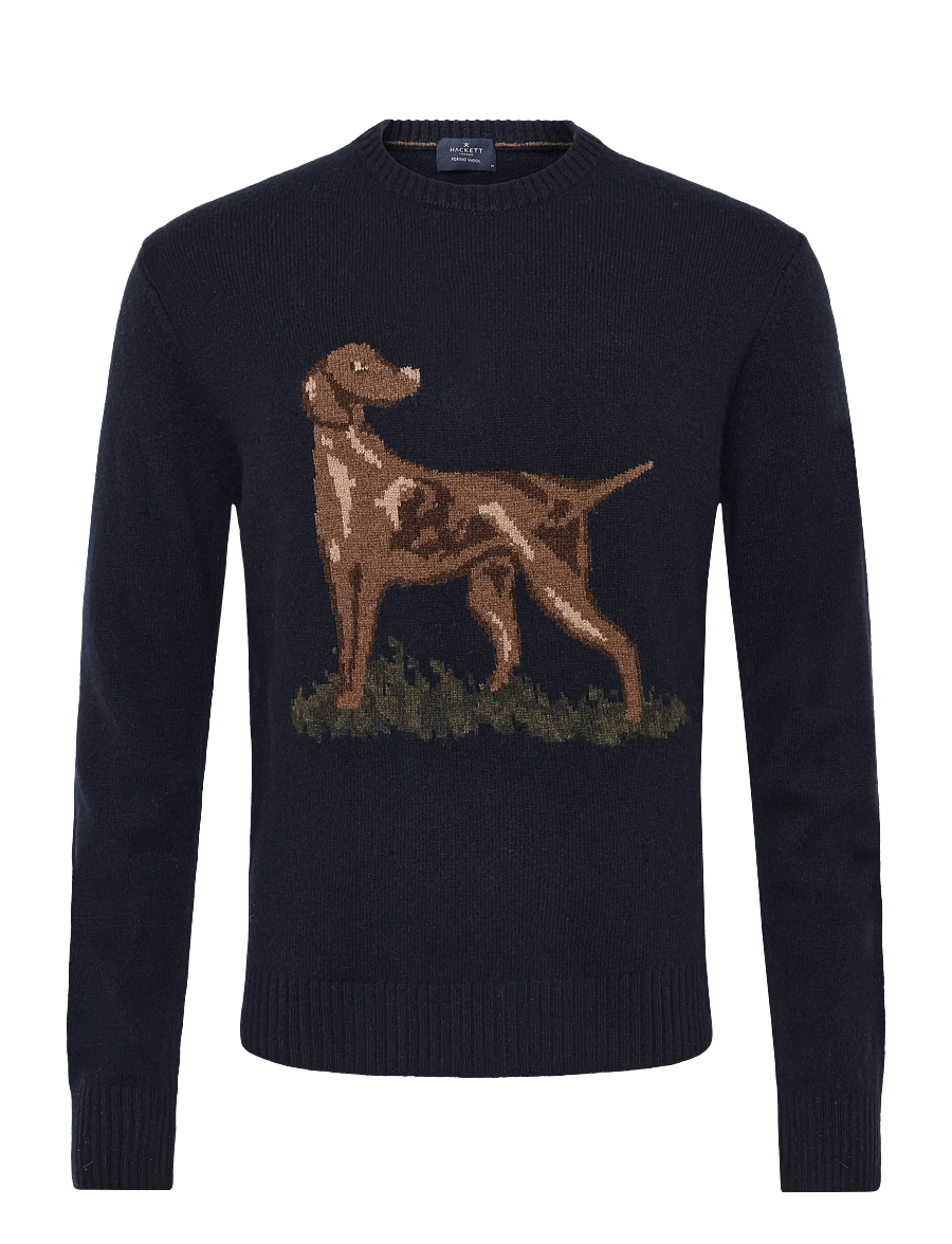 Hackett London - HIGHLAND HOUND CREW - Ümara kaelusega - old navy - 0