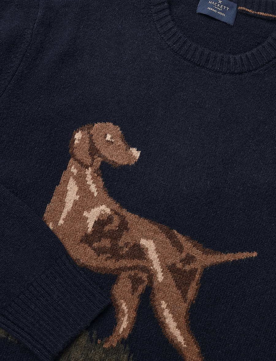 Hackett London - HIGHLAND HOUND CREW - Ümara kaelusega - old navy - 2