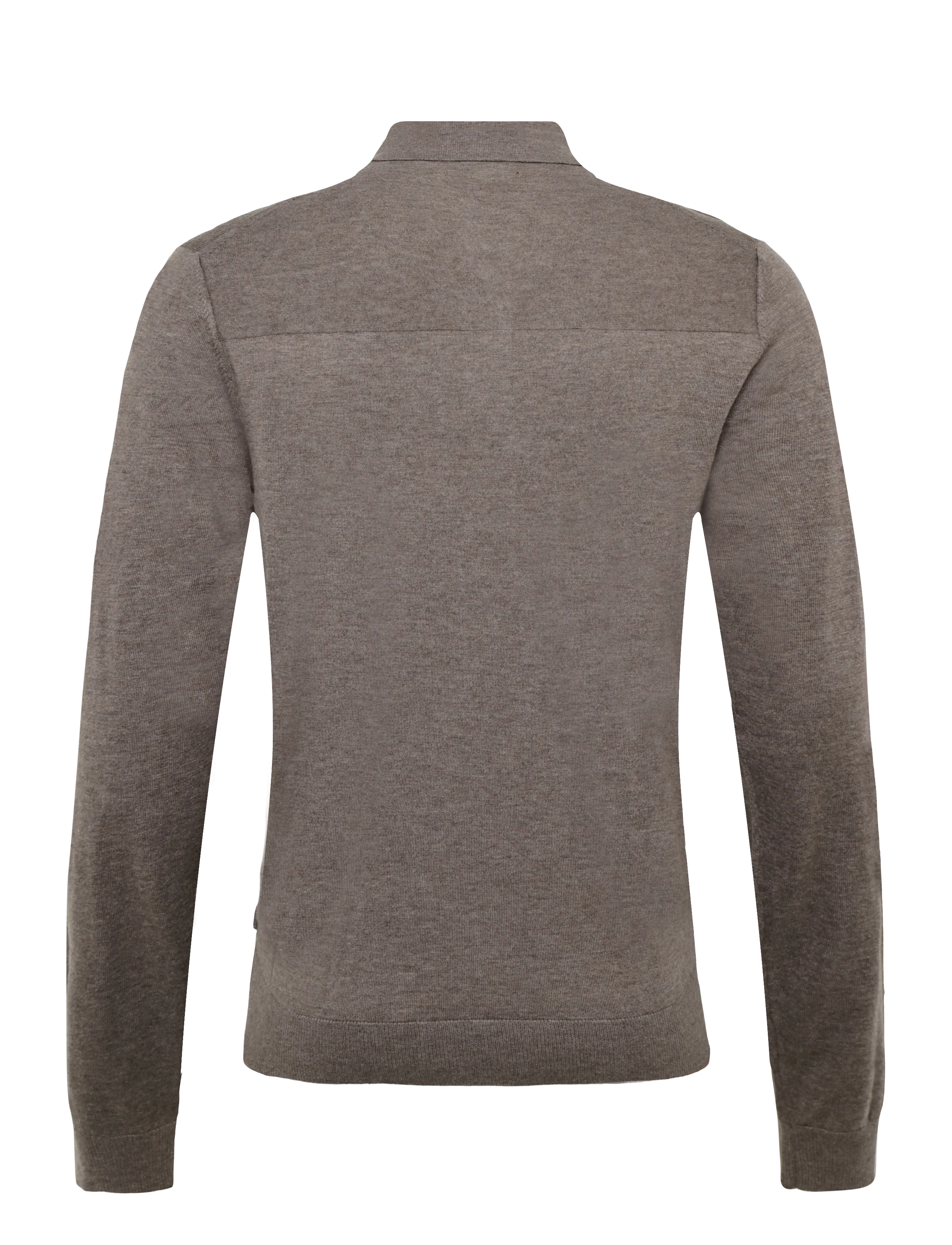Hackett London - MERINO SILK LS POLO - poloer i strik med lange ærmer - natural beige - 1