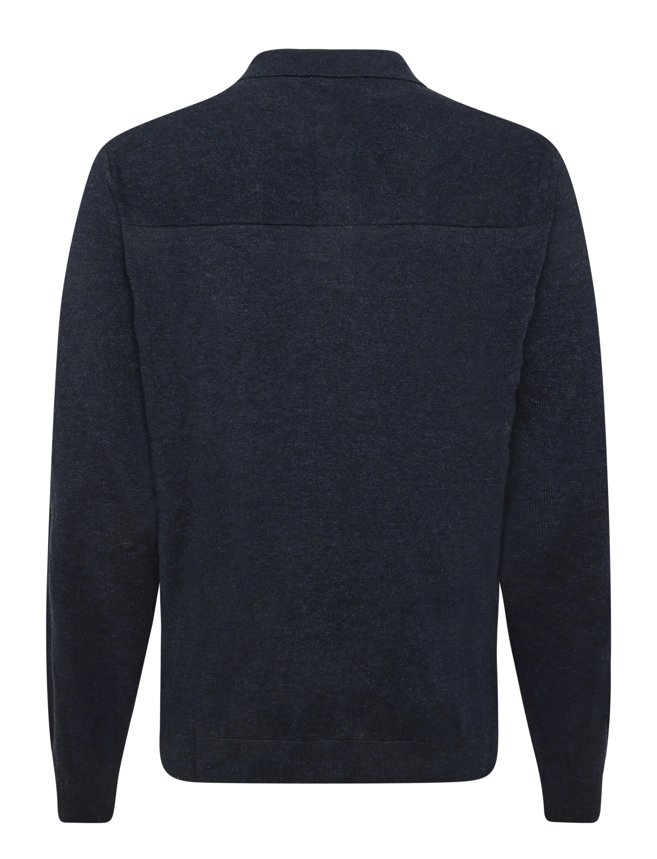 Hackett London - MERINO SILK LS POLO - langärmelige strick-polohemden - old navy - 1