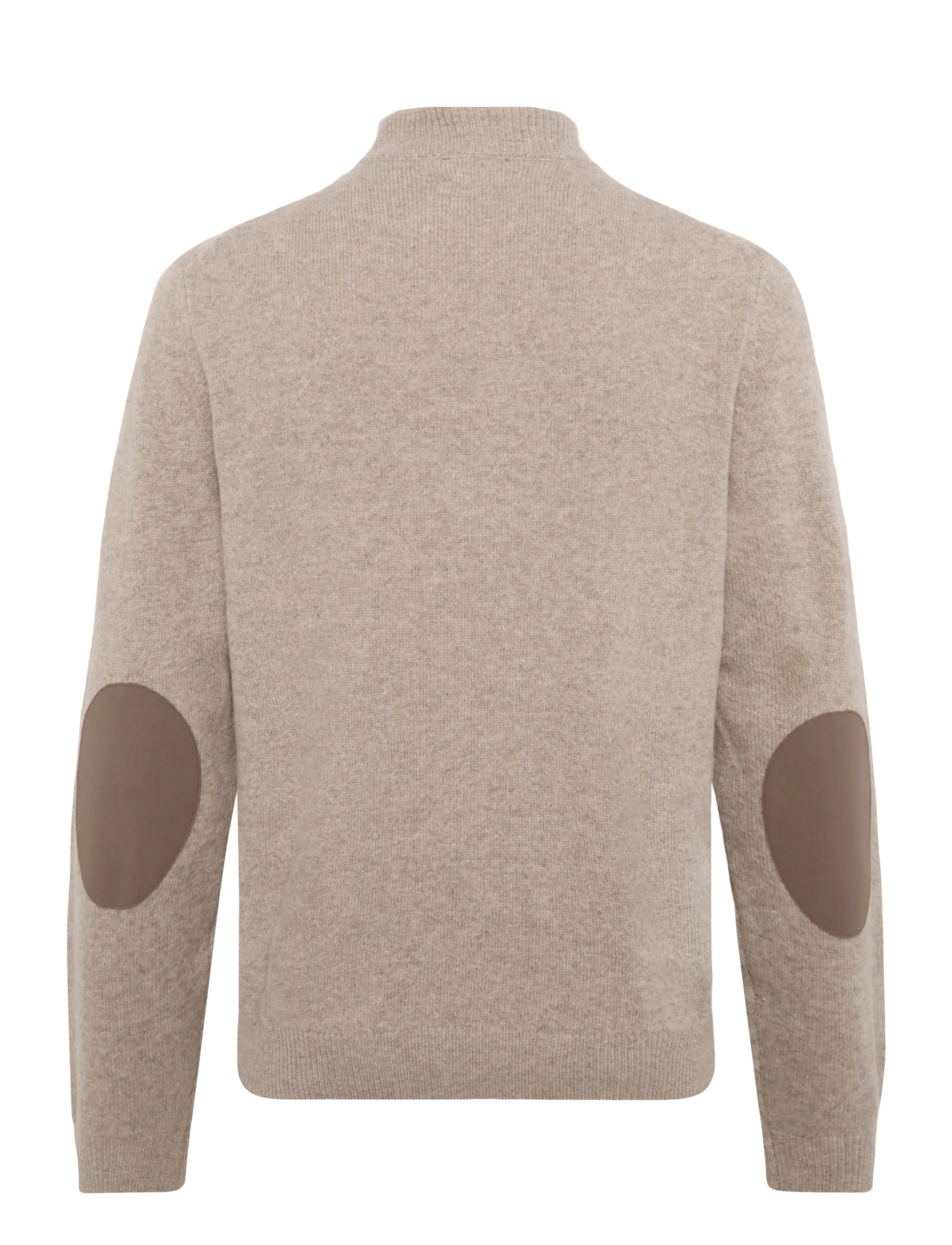 Hackett London - LAMBSWOOL HZIP - half zip jumpers - cream white - 1
