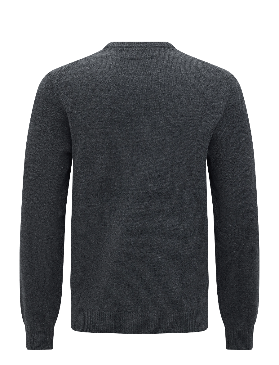 Hackett London - LAMBSWOOL CREW - Ümara kaelusega - college grey - 1