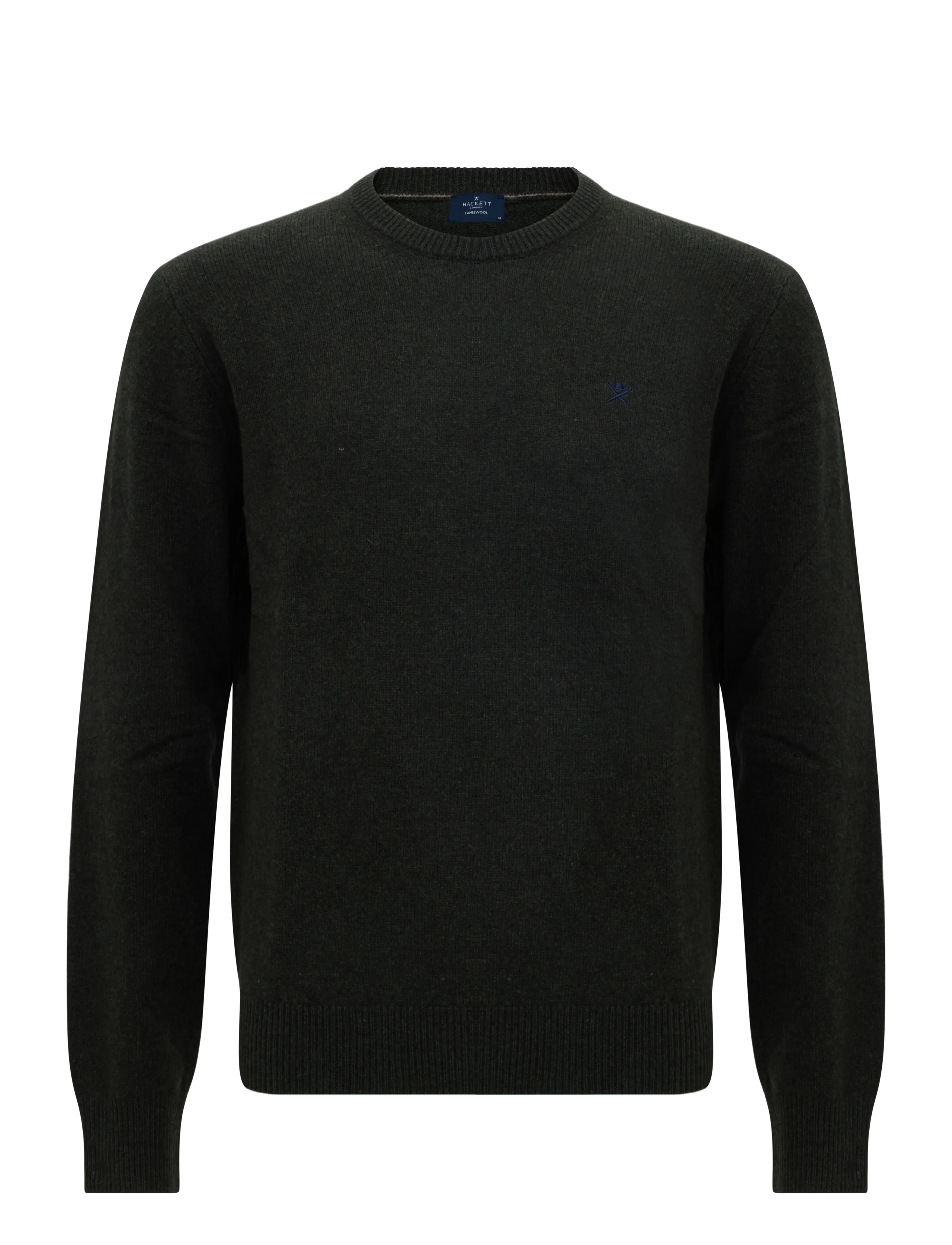 Hackett London LAMBSWOOL CREW - Riided - HUNTER GREEN / green